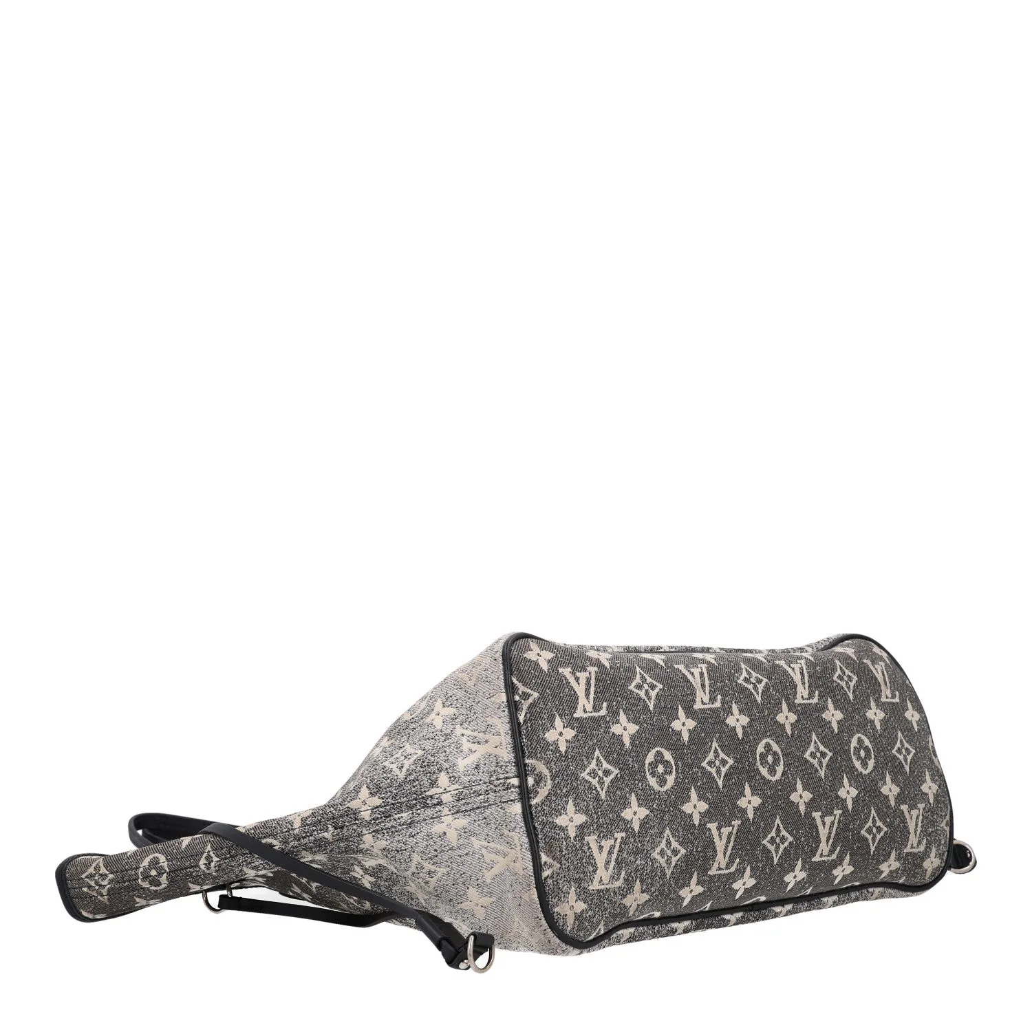 Louis Vuitton Denim Monogram Jacquard Neverfull MM Grey – photo 4