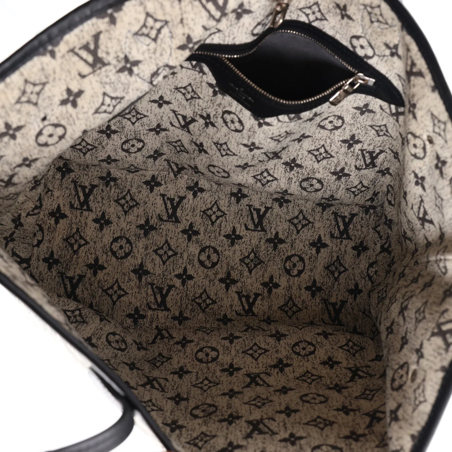Louis Vuitton Denim Monogram Jacquard Neverfull MM Grey – photo 5