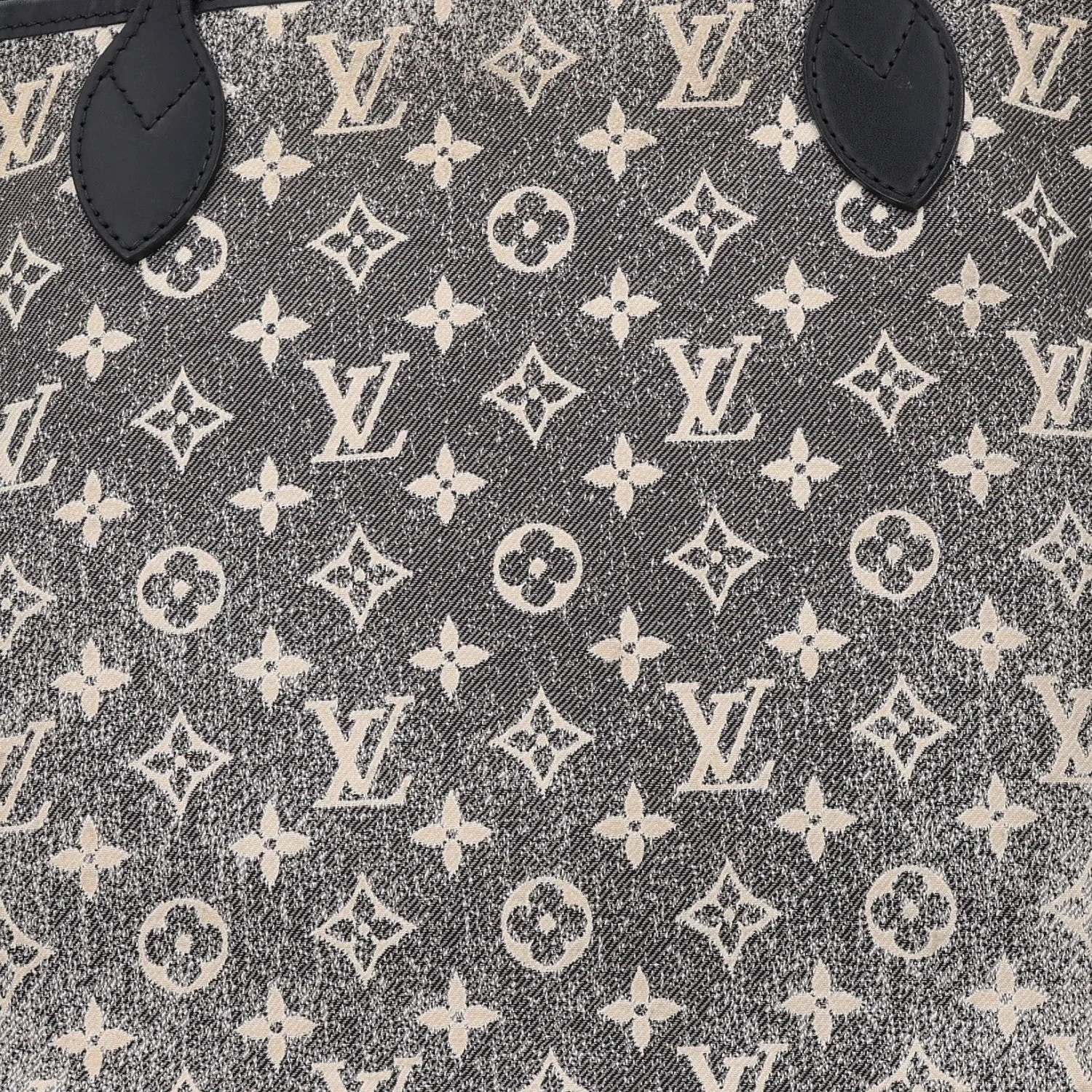 Louis Vuitton Denim Monogram Jacquard Neverfull MM Grey – photo 7