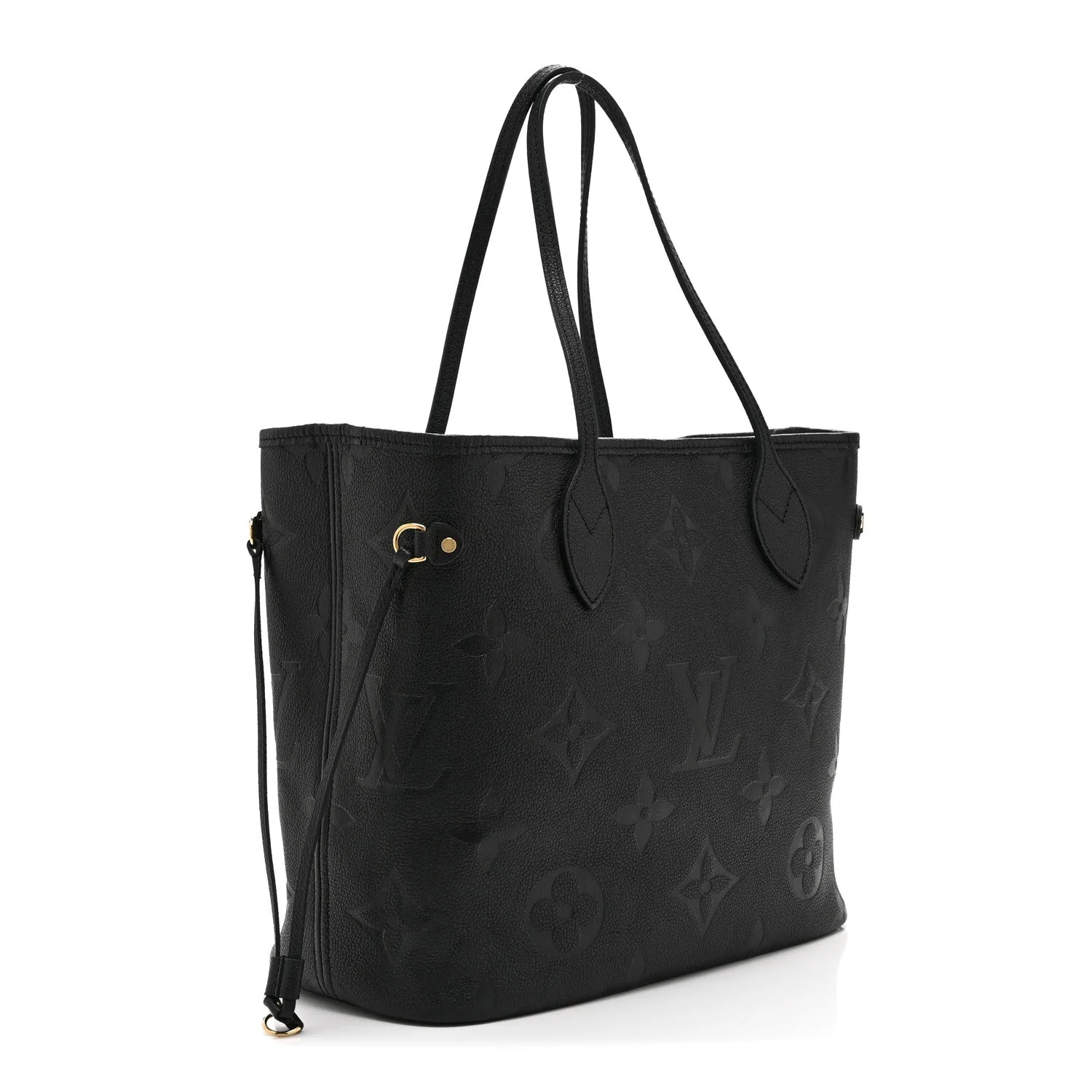Louis Vuitton Empreinte Monogram Giant Neverfull MM Black – Very Good – photo 4