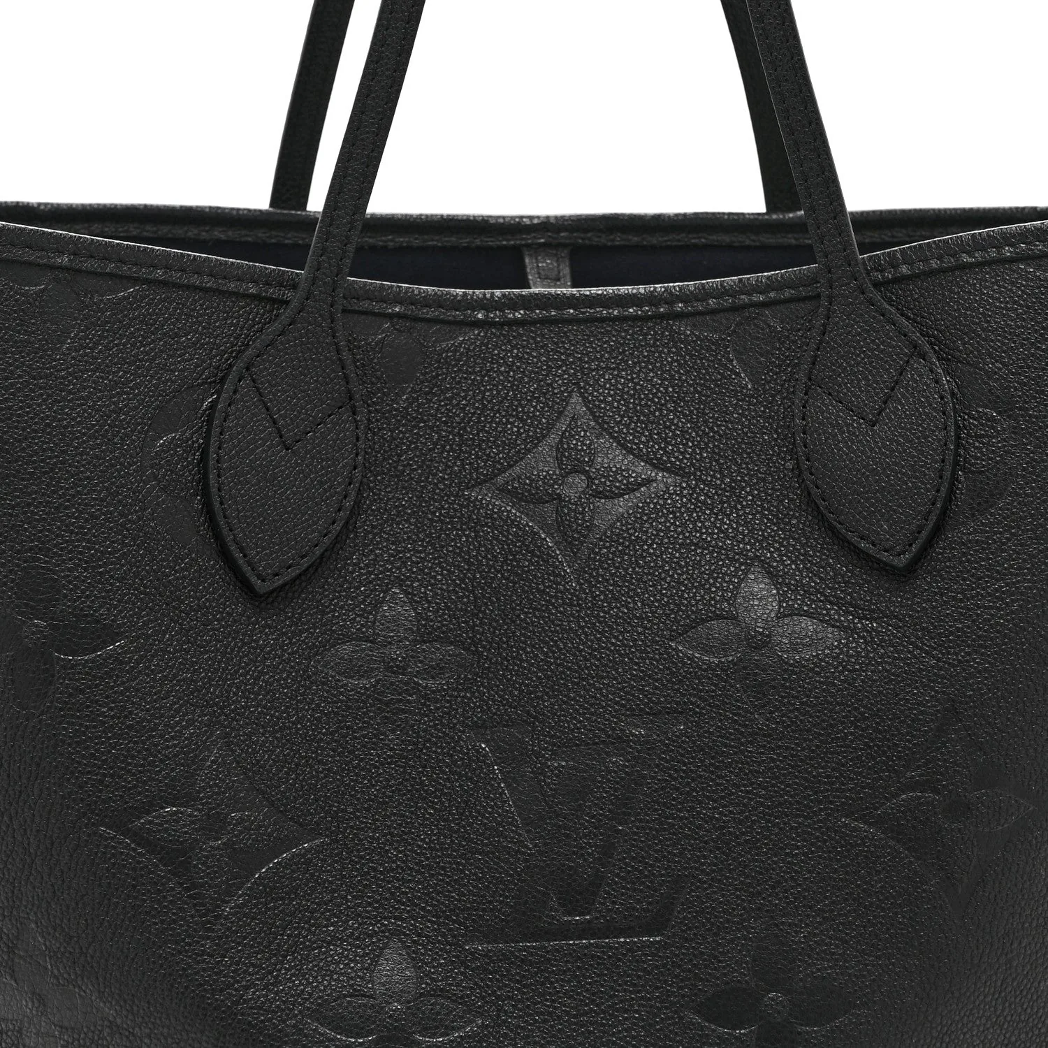 Louis Vuitton Empreinte Monogram Giant Neverfull MM Black – Very Good – photo 8