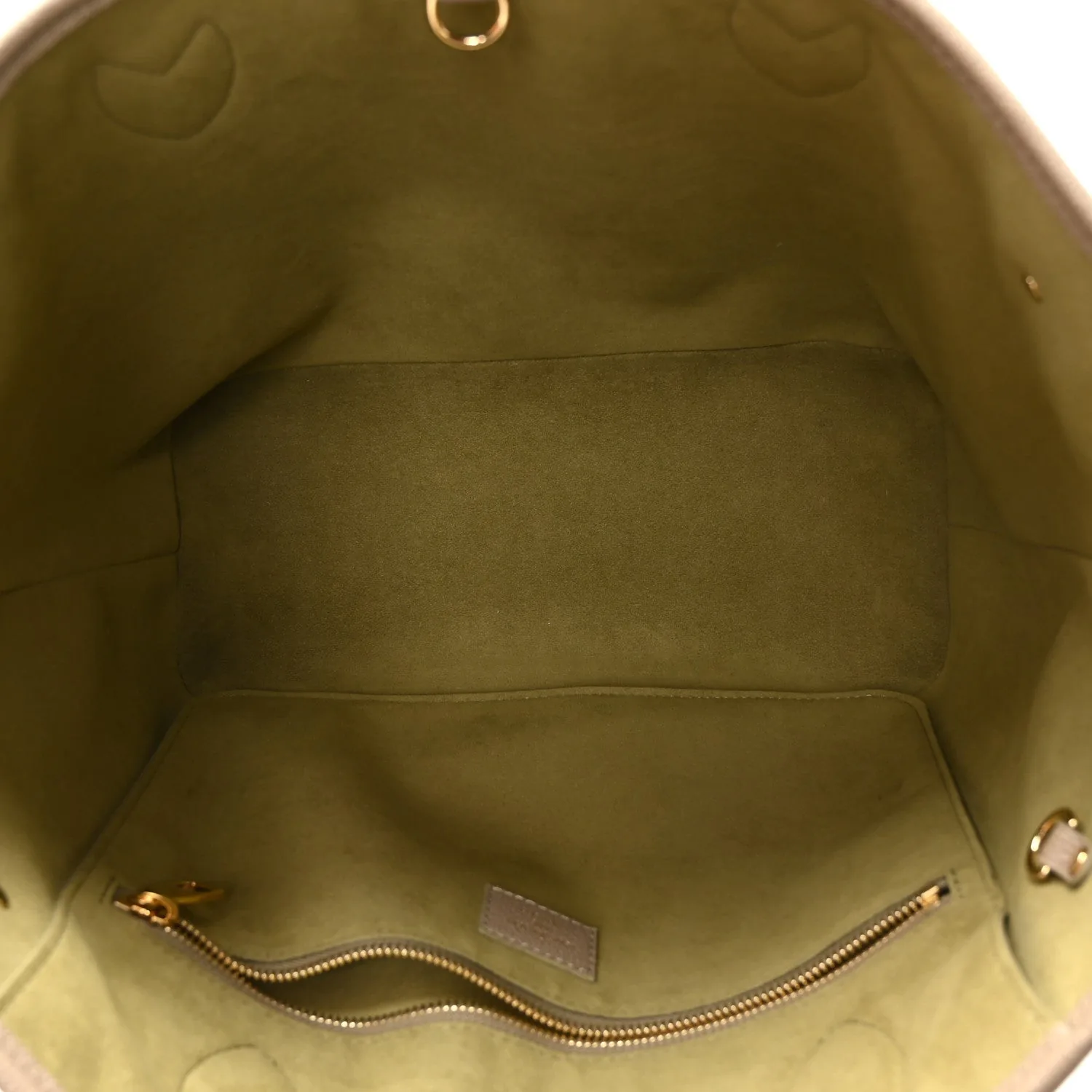Louis Vuitton Empreinte Monogram Giant Neverfull MM Khaki Cream – photo 5