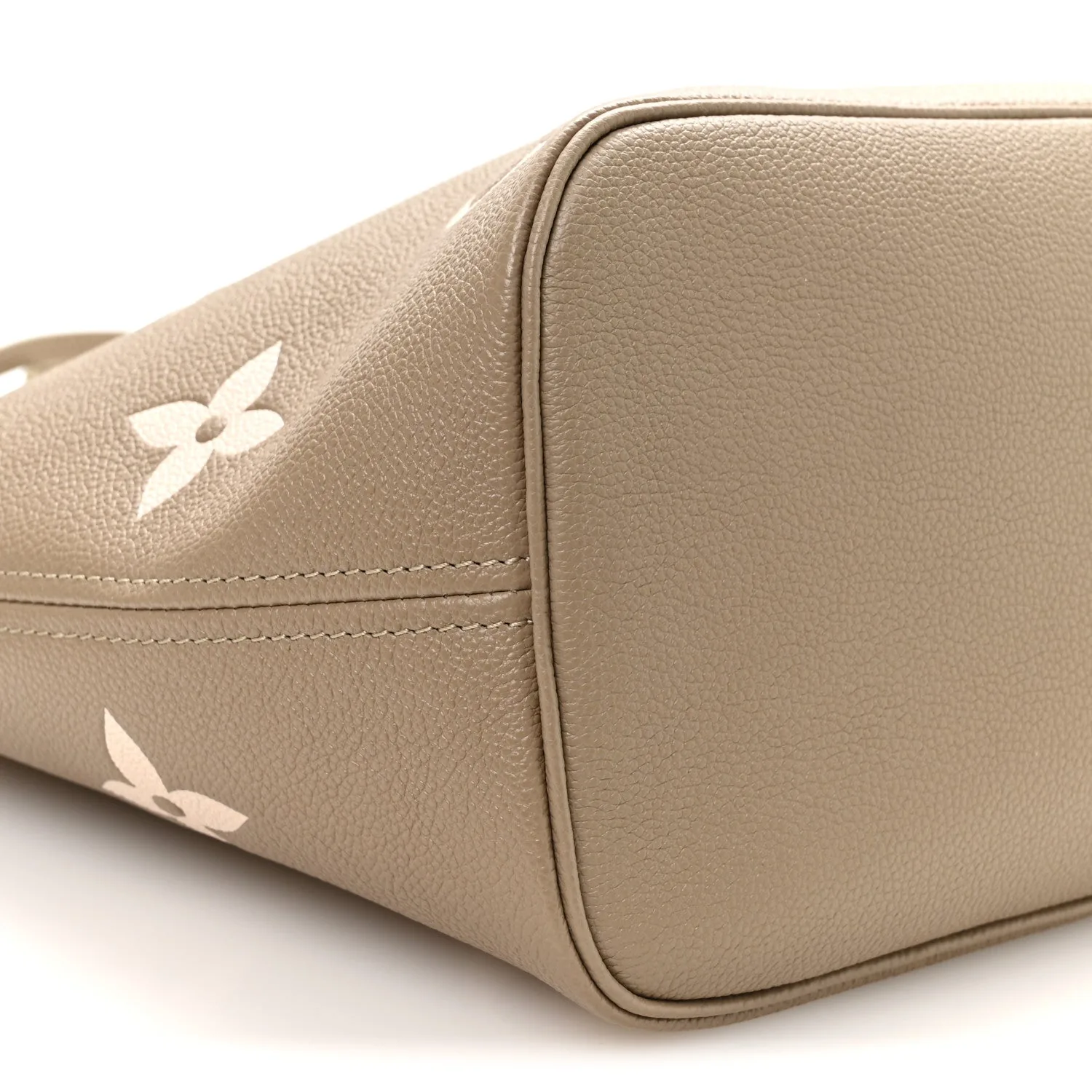 Louis Vuitton Empreinte Monogram Giant Neverfull MM Khaki Cream – photo 9