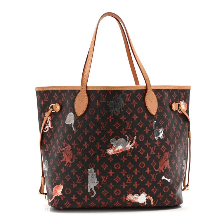 Louis Vuitton Catogram Neverfull MM Marron for Sale