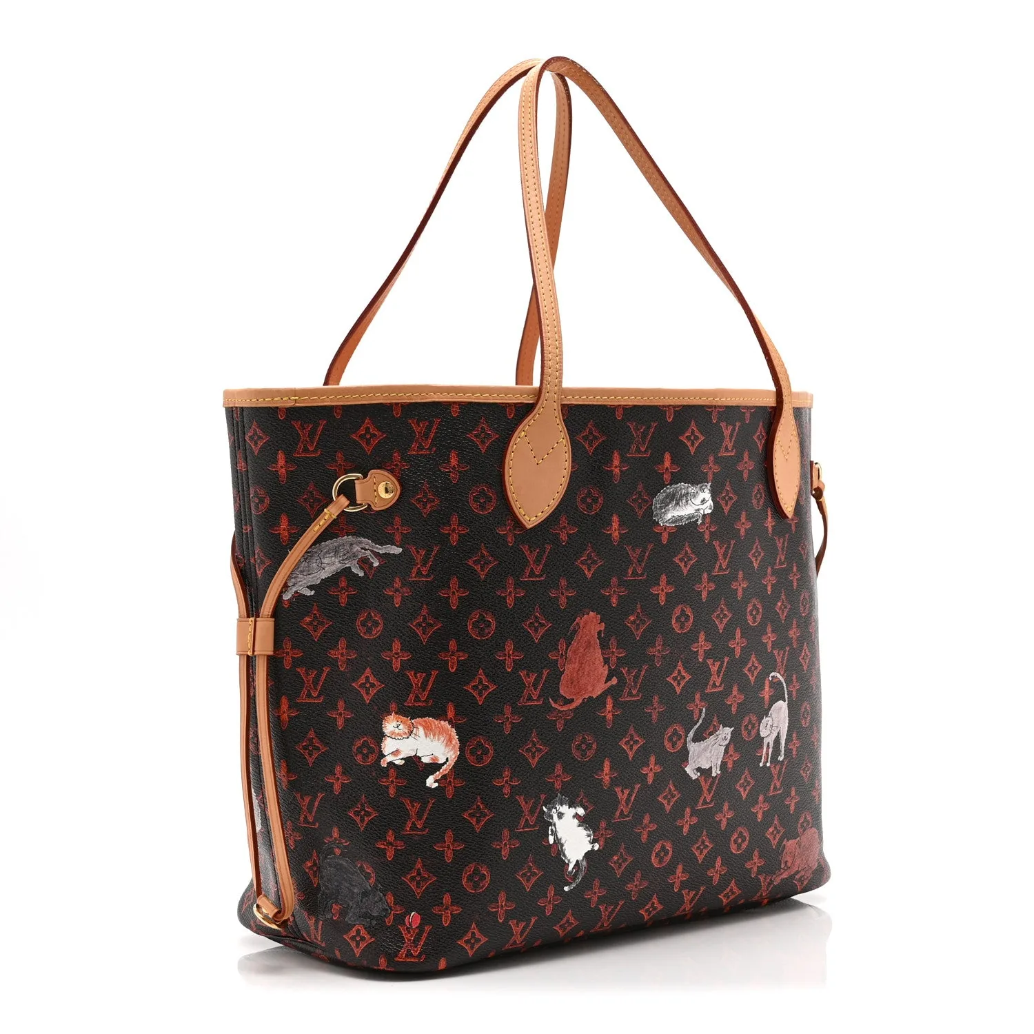 Louis Vuitton Catogram Neverfull MM Marron – photo 4