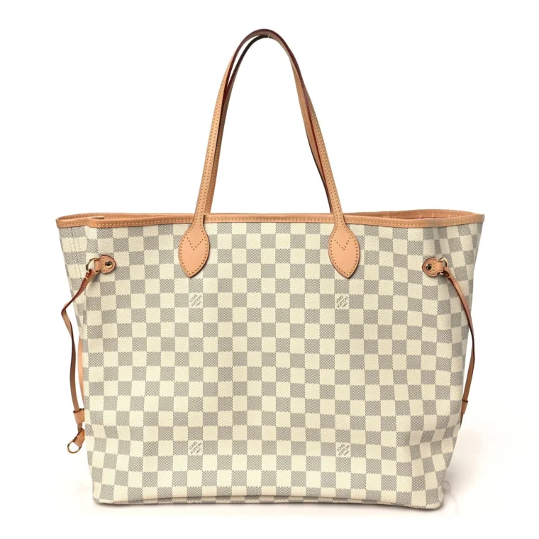 Louis Vuitton Damier Azur Neo Neverfull GM Rose Ballerine – Excellent 2019 for Sale
