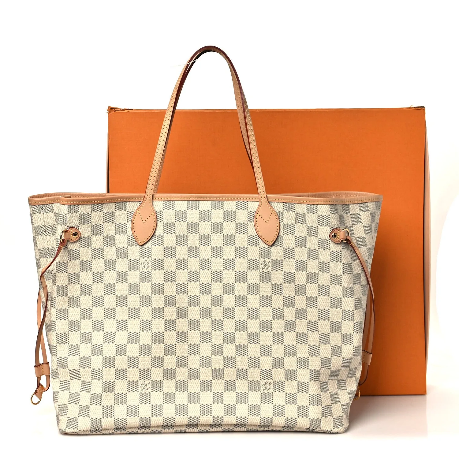 Louis Vuitton Damier Azur Neo Neverfull GM Rose Ballerine – Excellent 2019 – photo 11