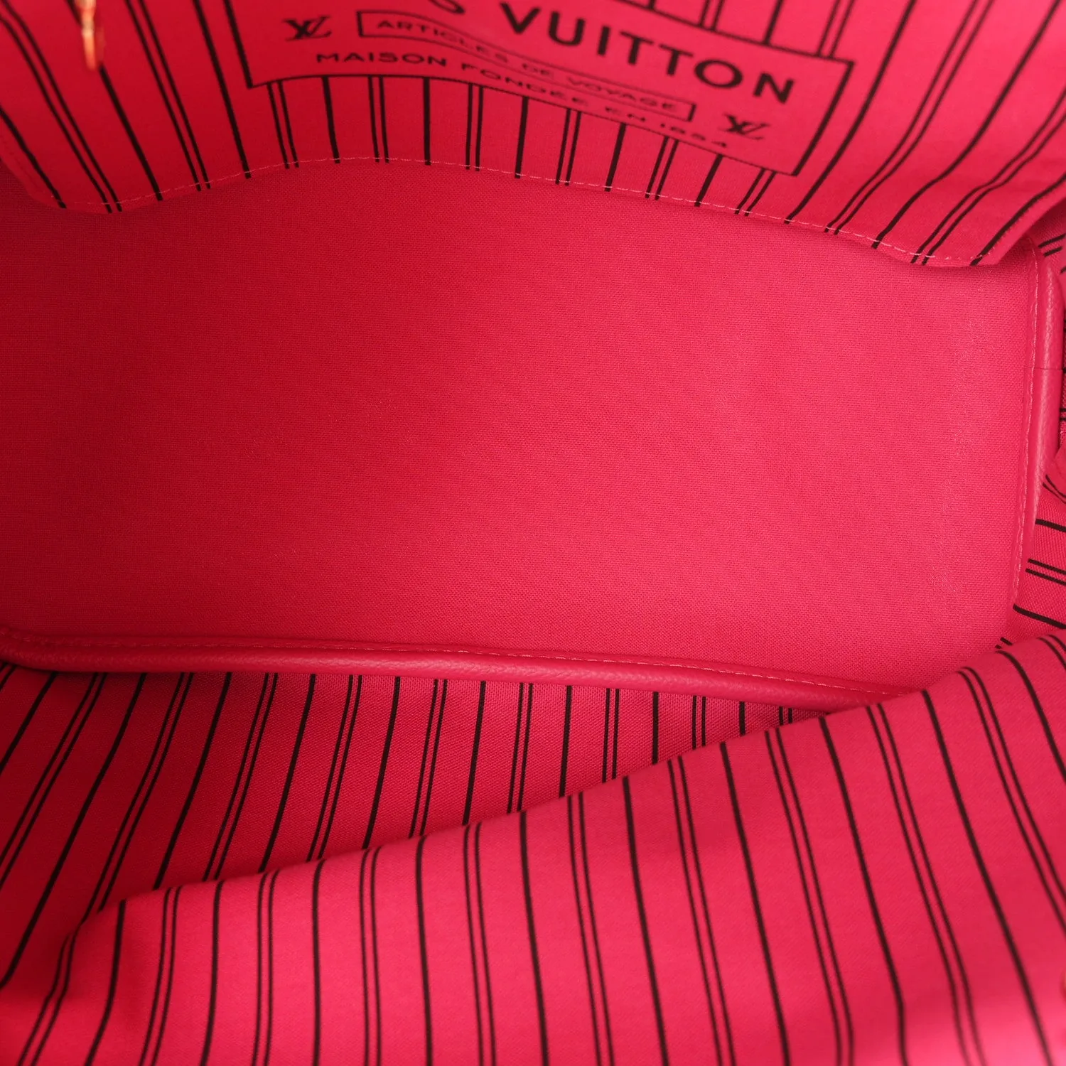 Louis Vuitton Monogram Inside Out Neverfull Bandouliere MM Rose Pondichery – Excellent 2025 – photo 7