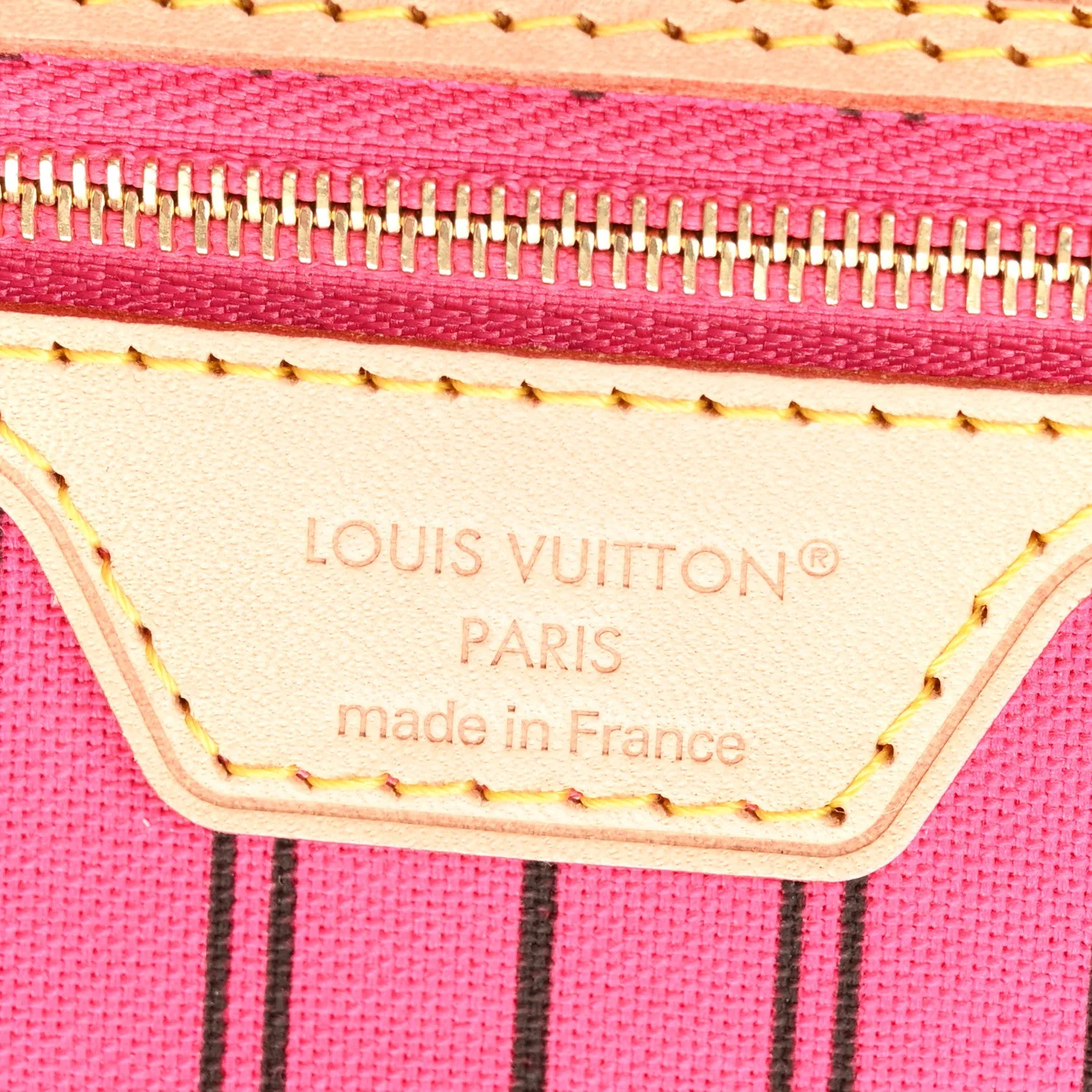 Louis Vuitton Monogram Inside Out Neverfull Bandouliere MM Rose Pondichery – Excellent 2025 – photo 9