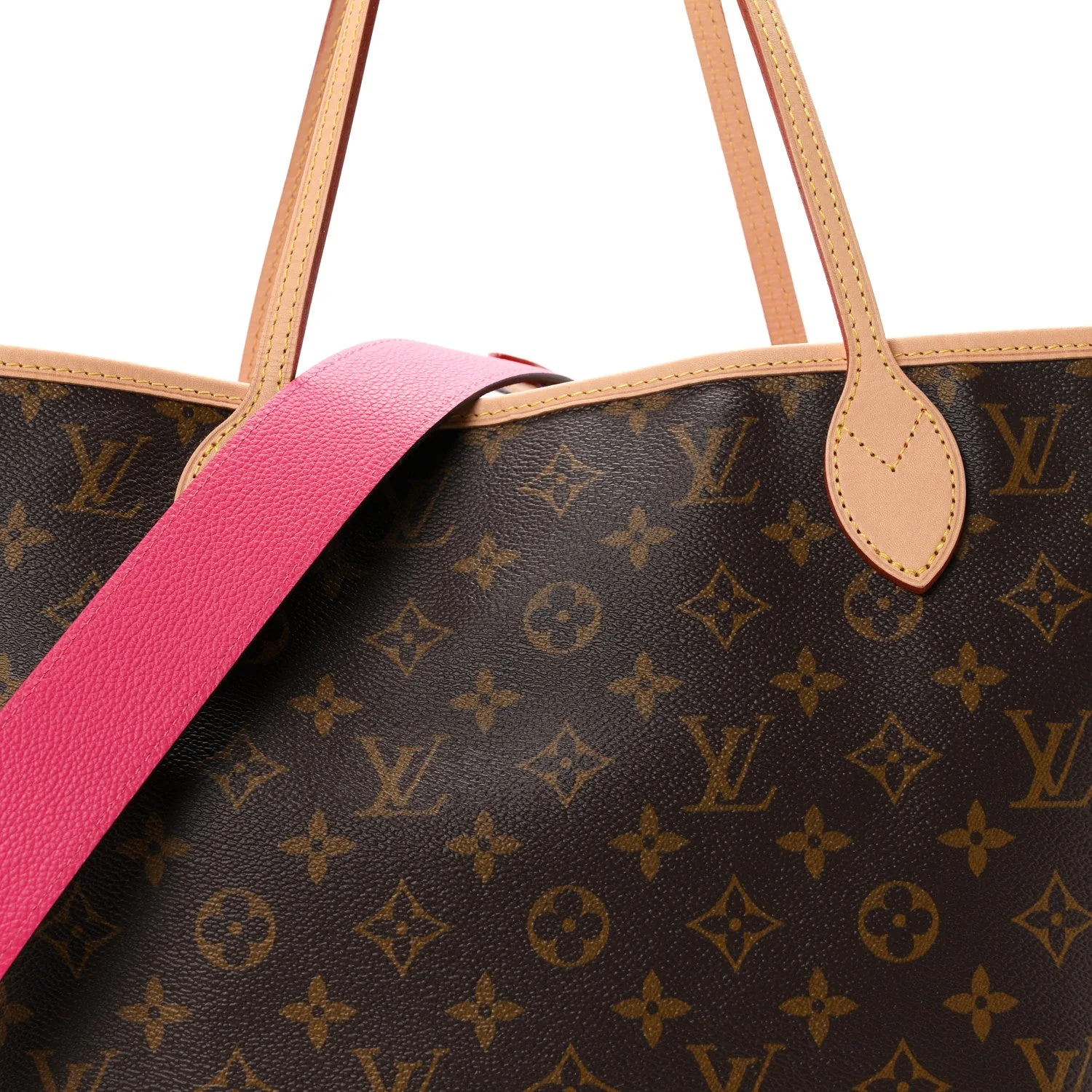 Louis Vuitton Monogram Inside Out Neverfull Bandouliere MM Rose Pondichery – Excellent 2025 – photo 10