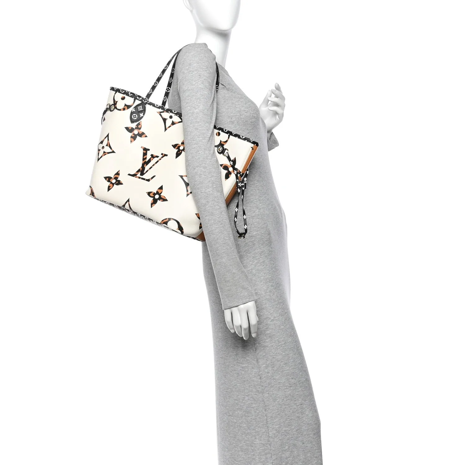 Louis Vuitton Monogram Giant Jungle Neverfull MM Ivory – photo 2
