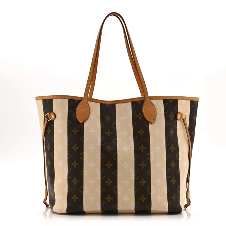 Louis Vuitton Monogram Rayures Neverfull MM for Sale
