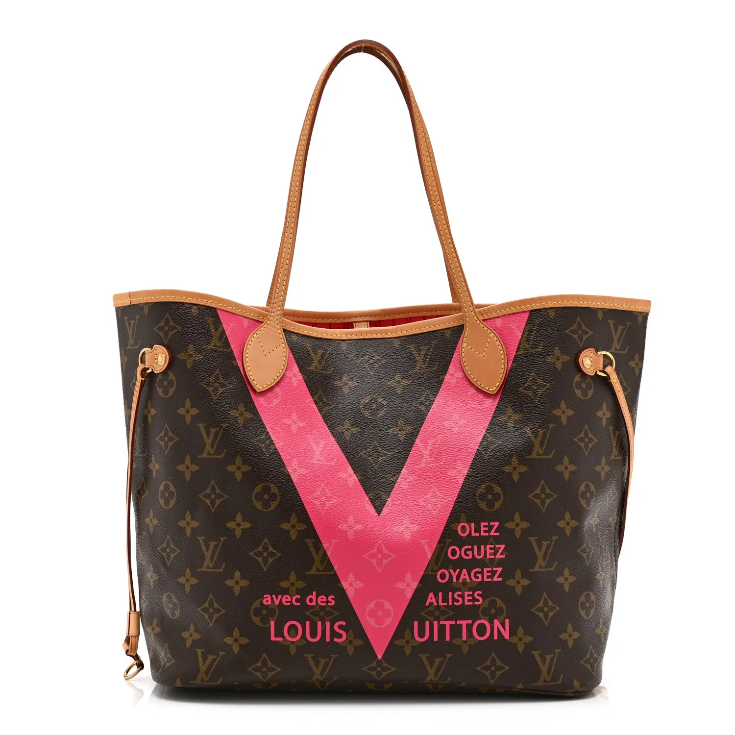 Louis Vuitton Monogram V Neverfull MM Grenade – Very Good 2015