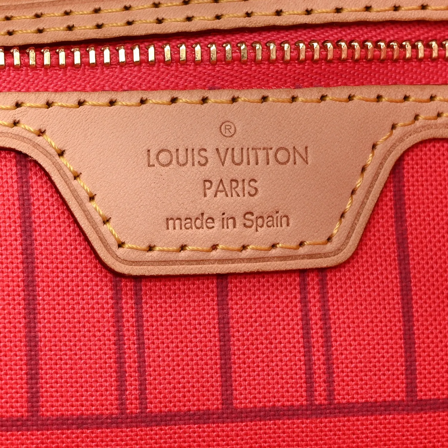 Louis Vuitton Monogram V Neverfull MM Grenade – Very Good 2015 – photo 7