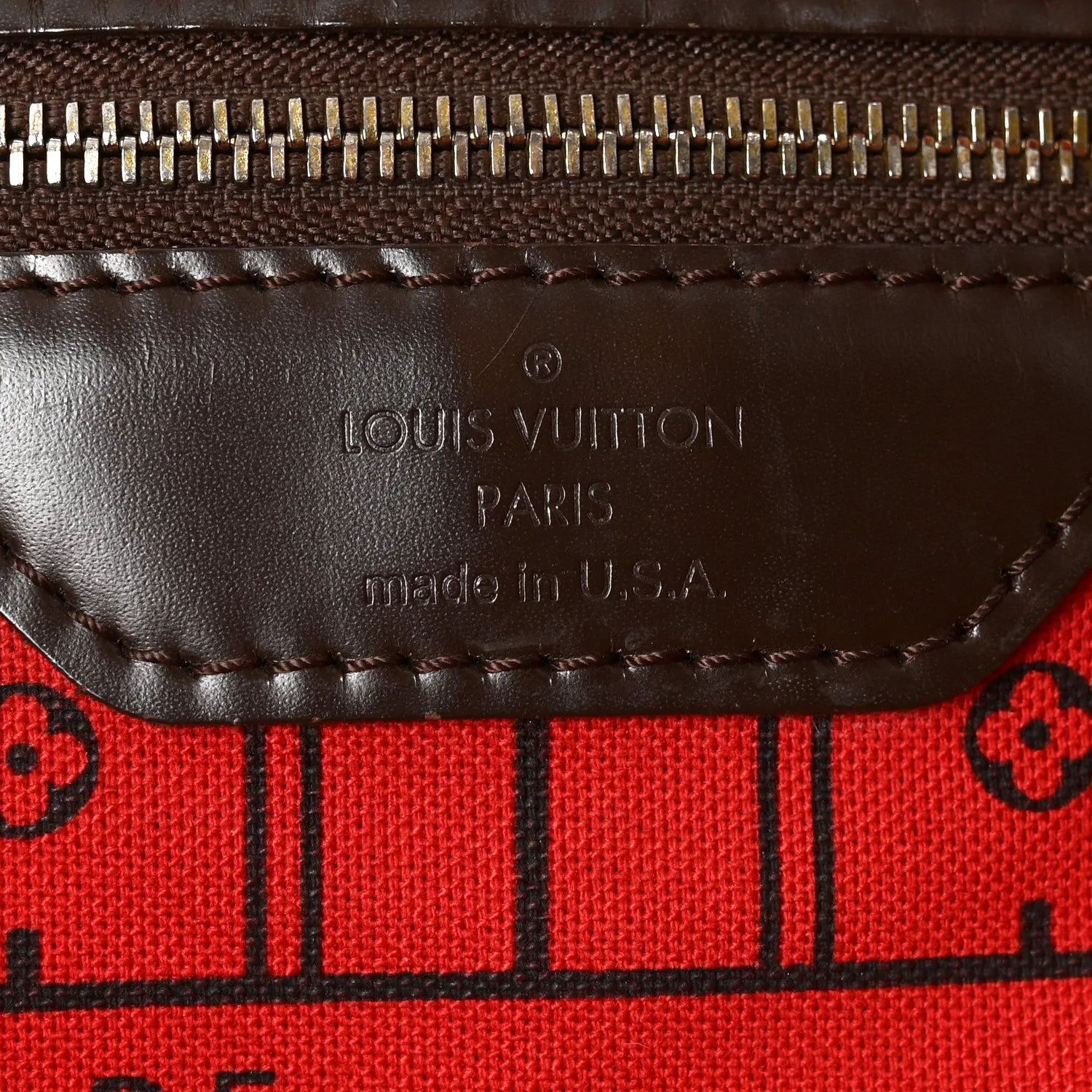 Louis Vuitton Damier Ebene Neverfull GM – Very Good 2011 – photo 6