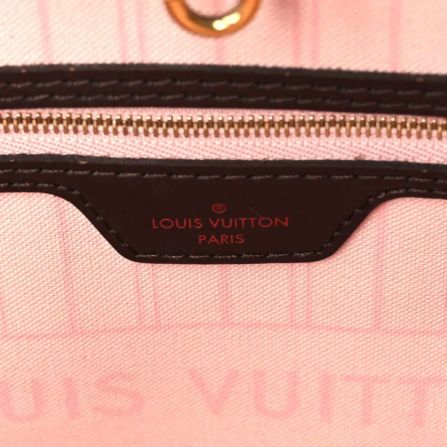 Louis Vuitton Damier Ebene Neo Neverfull MM Rose Ballerine – Very Good 2020 – photo 6
