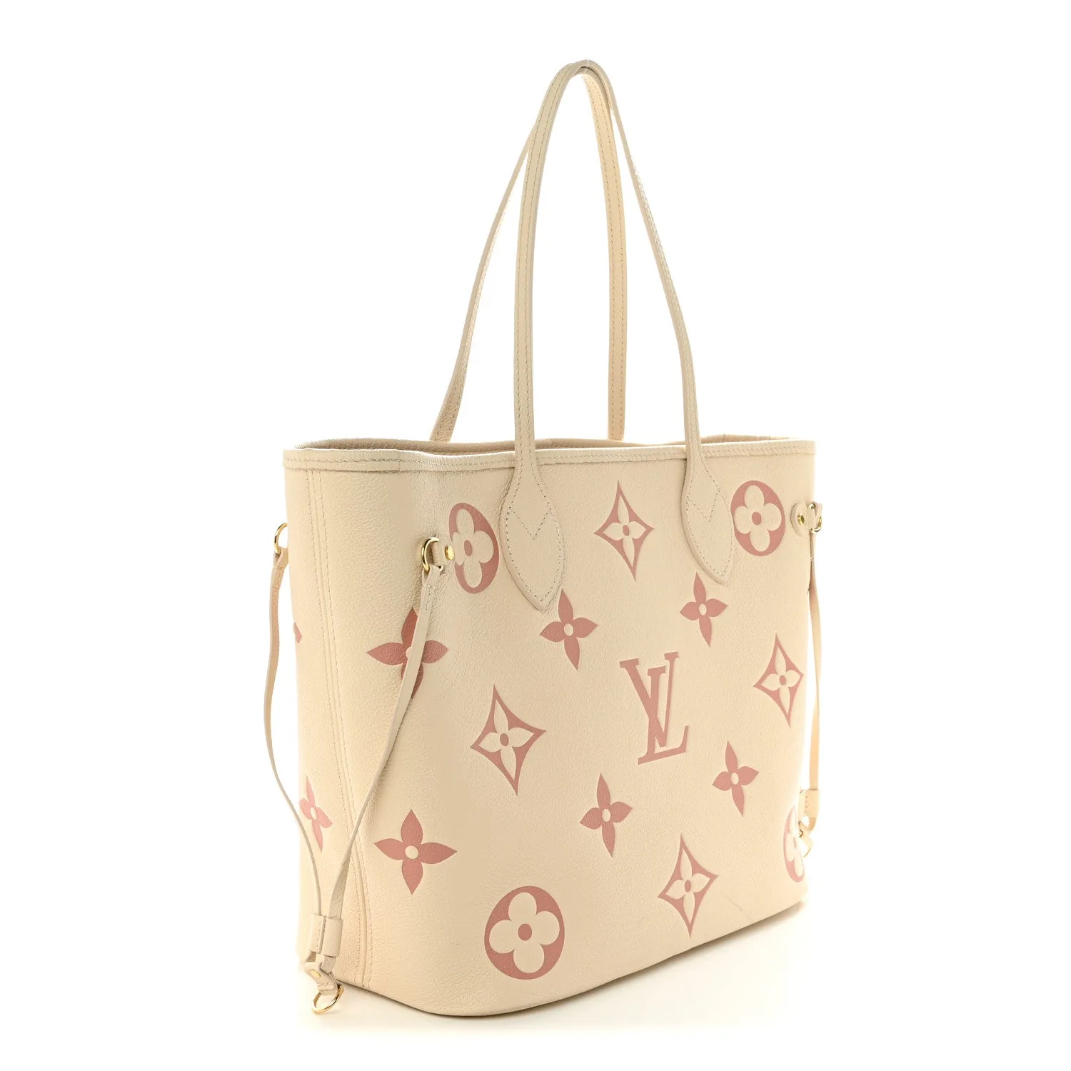 Louis Vuitton Empreinte Monogram Giant Neverfull MM Creme Rose Trianon – photo 4