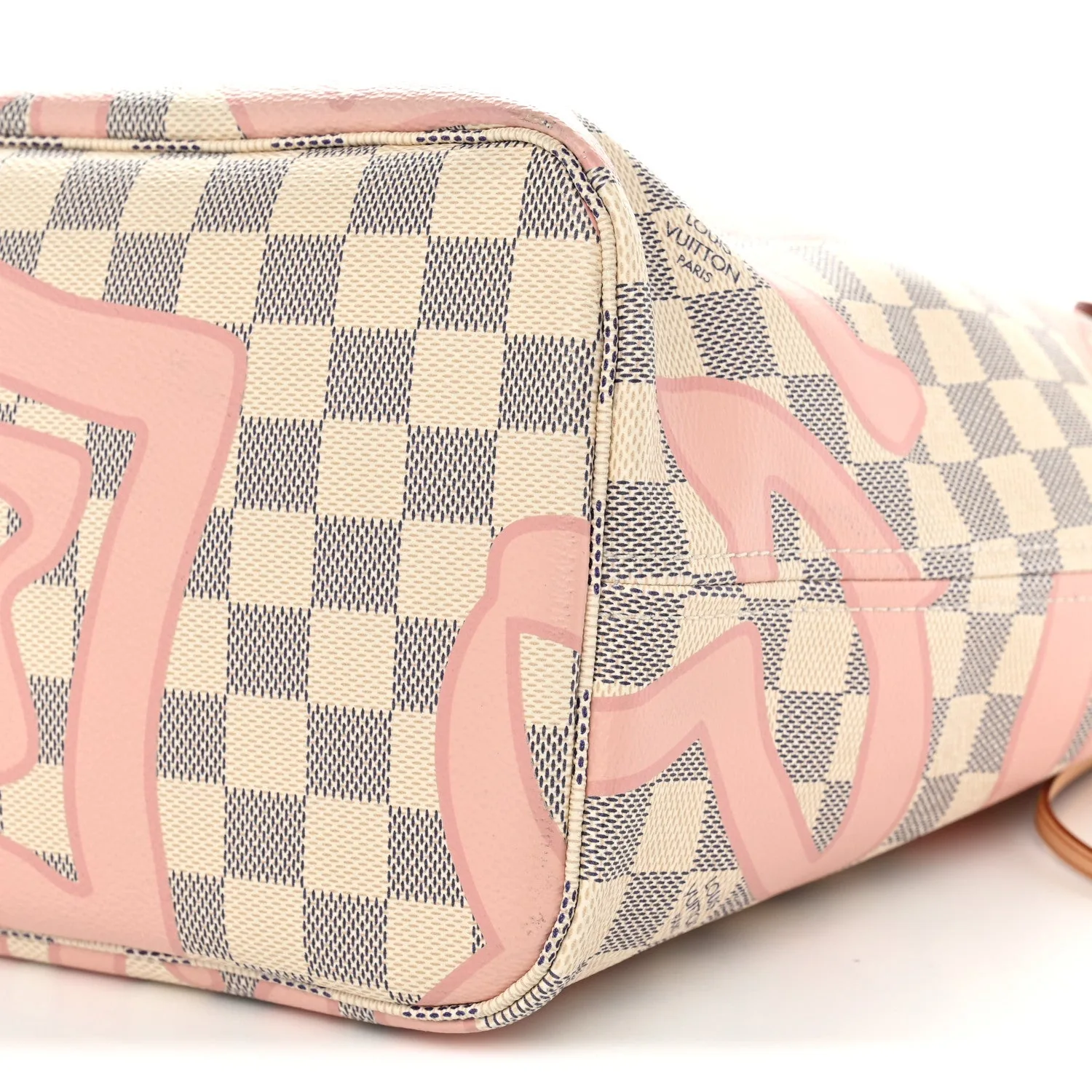 Louis Vuitton Damier Azur Tahitienne Neverfull MM – Very Good 2017 – photo 11