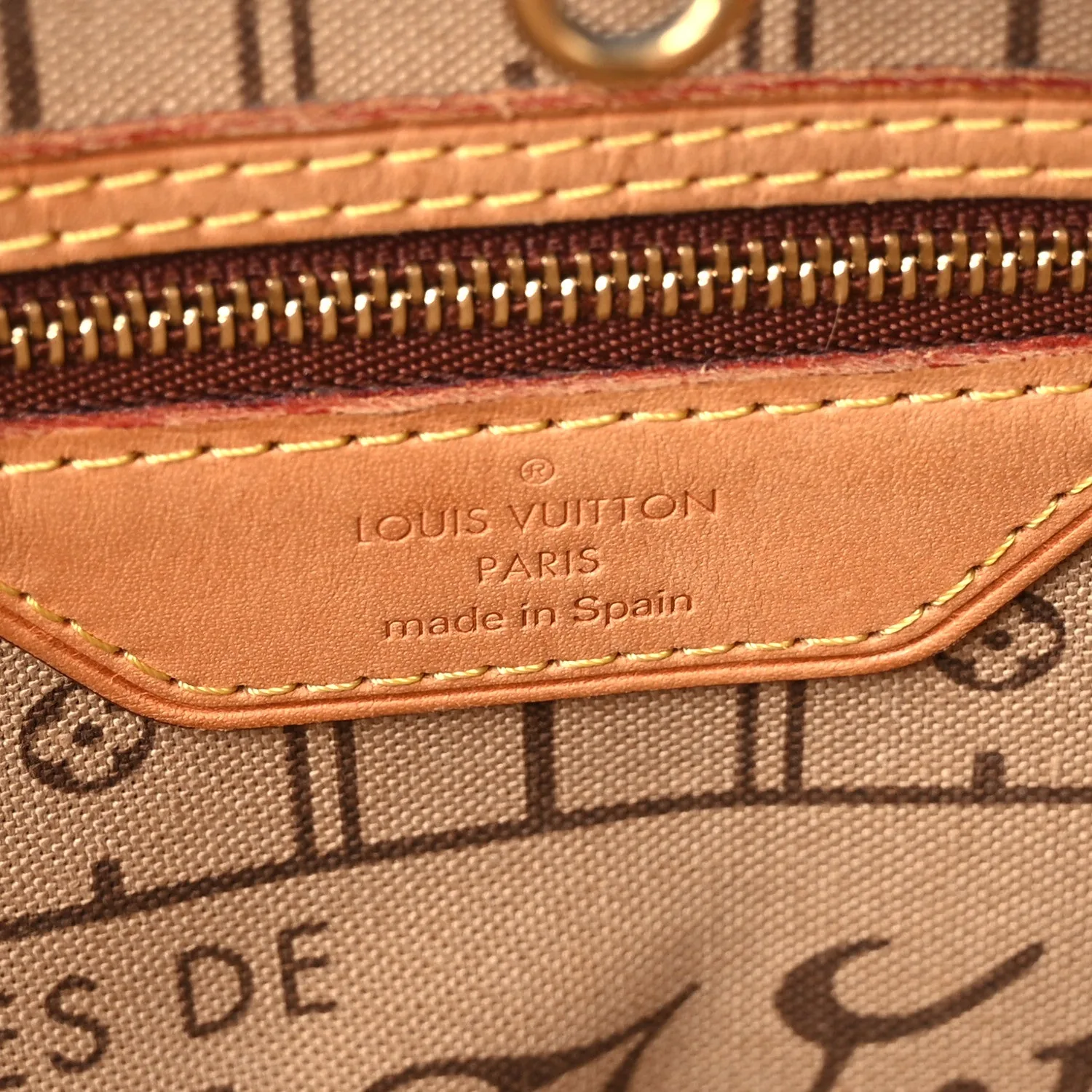 Louis Vuitton Monogram Neverfull MM – Very Good 2009 – photo 7