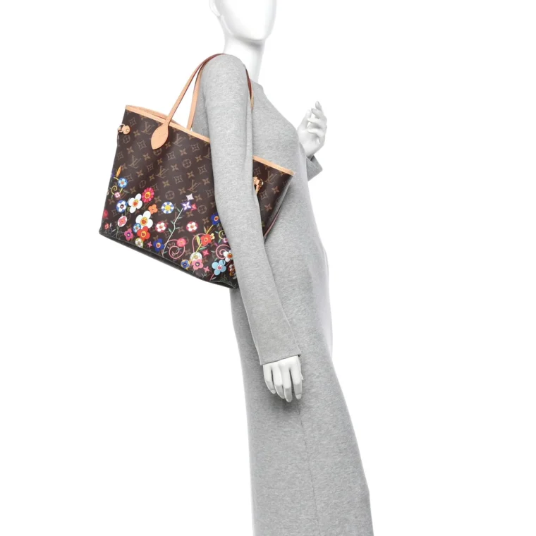 Louis Vuitton LV X TM Monogram Flowers Neverfull MM – Excellent for Sale — alternate view