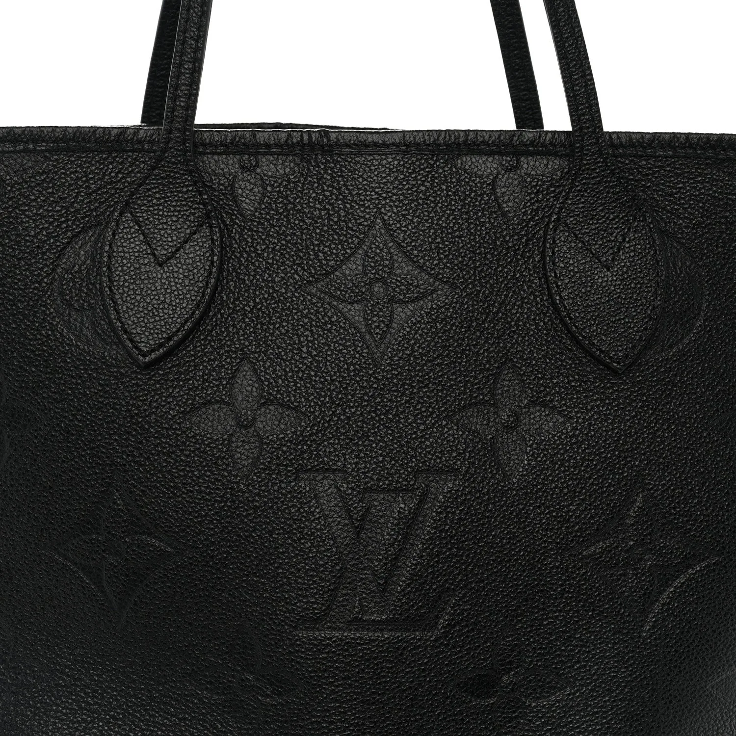 Louis Vuitton Empreinte Monogram Giant Neverfull MM Black – Very Good – photo 8