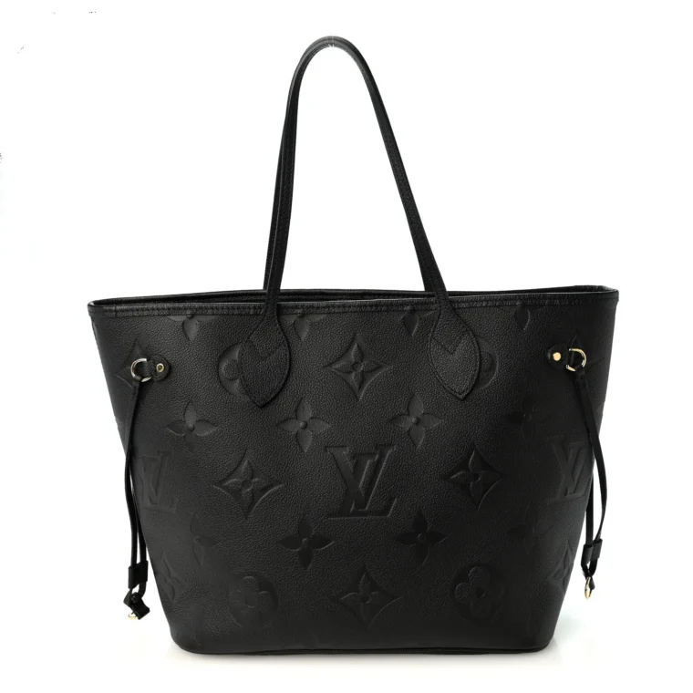Pre-Owned Louis Vuitton Empreinte Monogram Giant Neverfull MM Black – Very Good – Buy Now