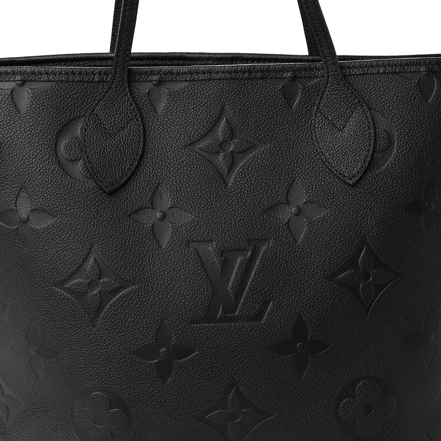 Louis Vuitton Empreinte Monogram Giant Neverfull MM Black – Very Good – photo 8