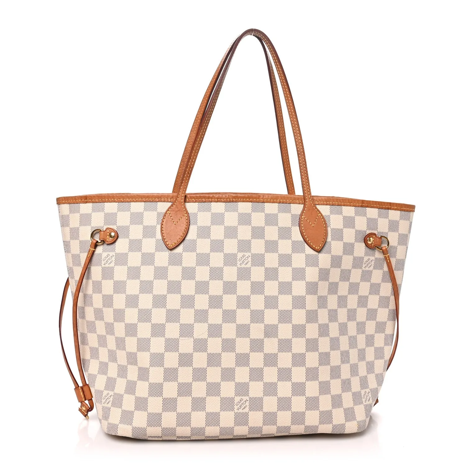 Louis Vuitton Damier Azur Neo Neverfull MM Rose Ballerine – Very Good 2019