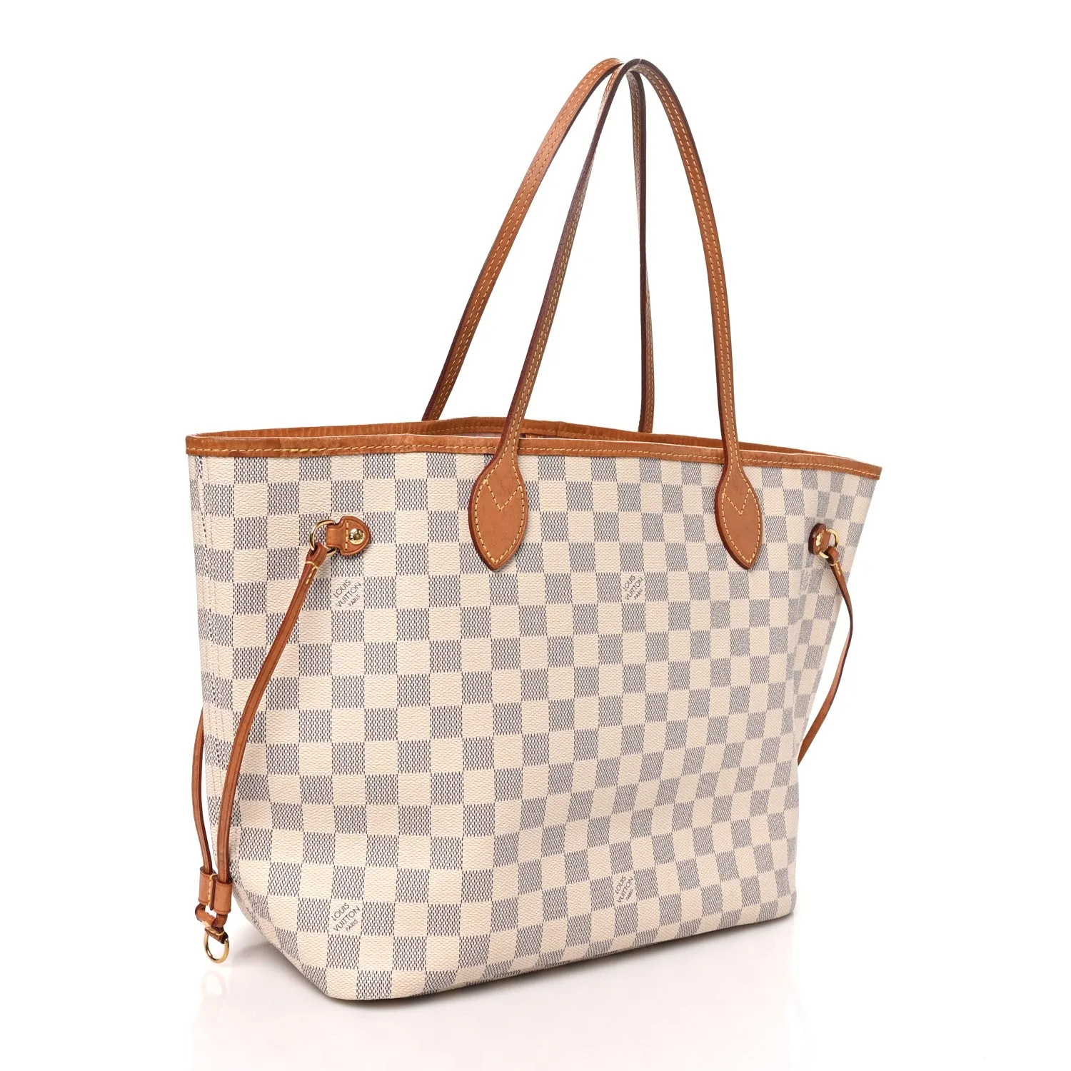 Louis Vuitton Damier Azur Neo Neverfull MM Rose Ballerine – Very Good 2019 – photo 4