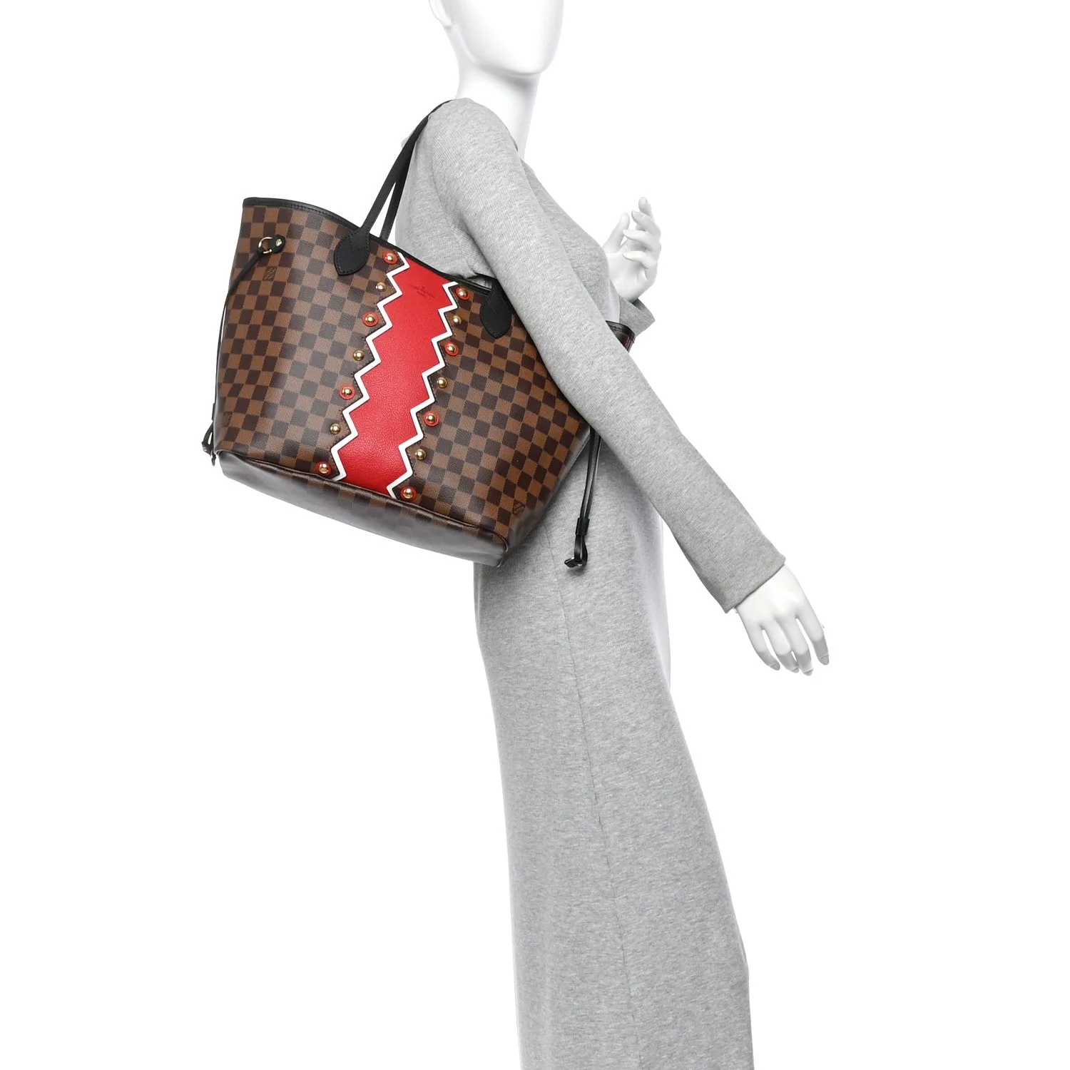 Louis Vuitton Damier Ebene Karakoram Neverfull MM – photo 2