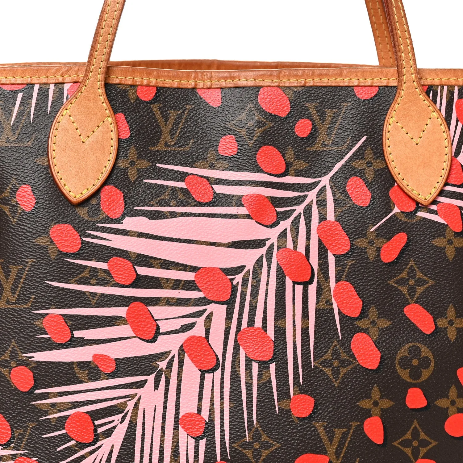 Louis Vuitton Monogram Jungle Dots Neo Neverfull MM Sugar Pink Poppy – photo 8