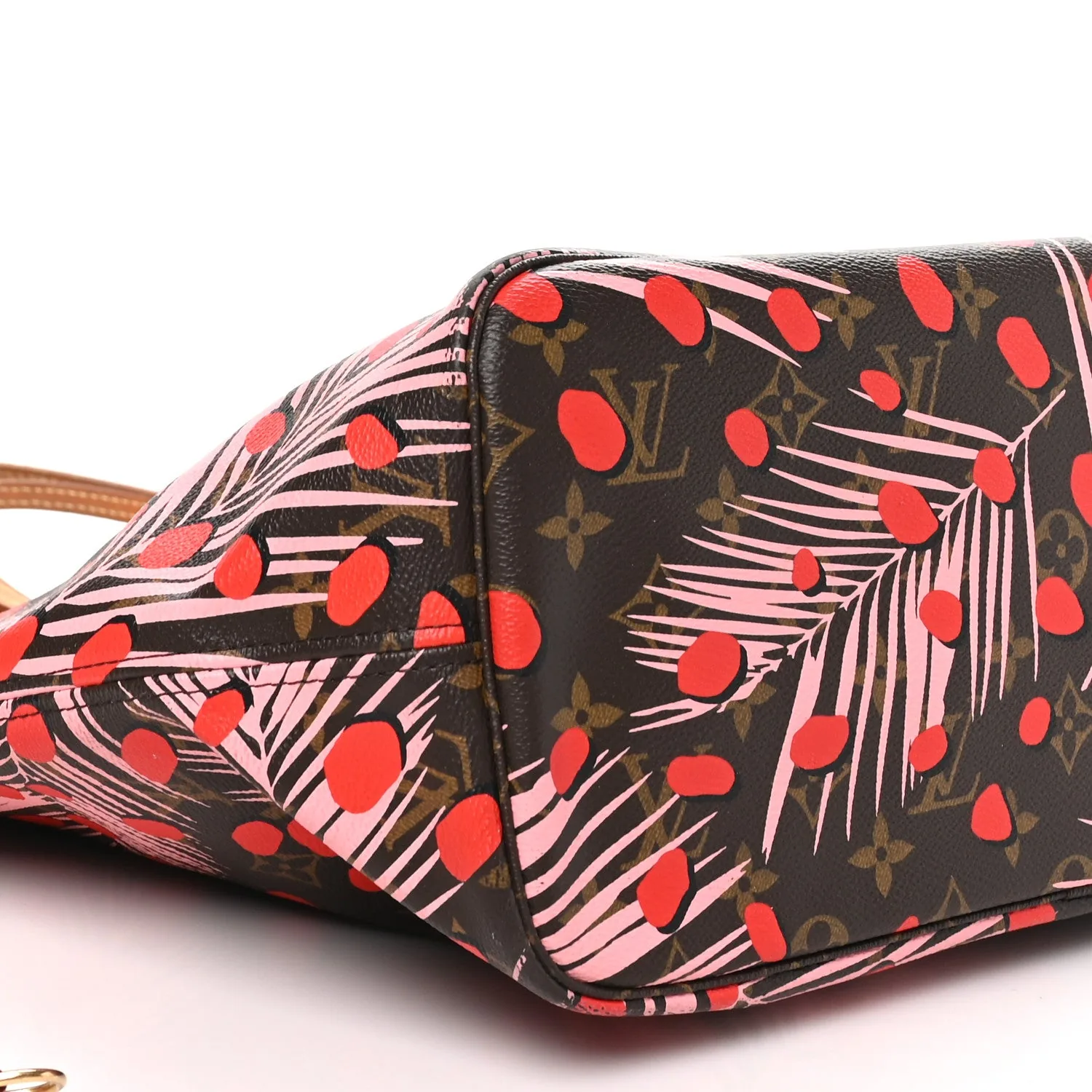 Louis Vuitton Monogram Jungle Dots Neo Neverfull MM Sugar Pink Poppy – photo 9