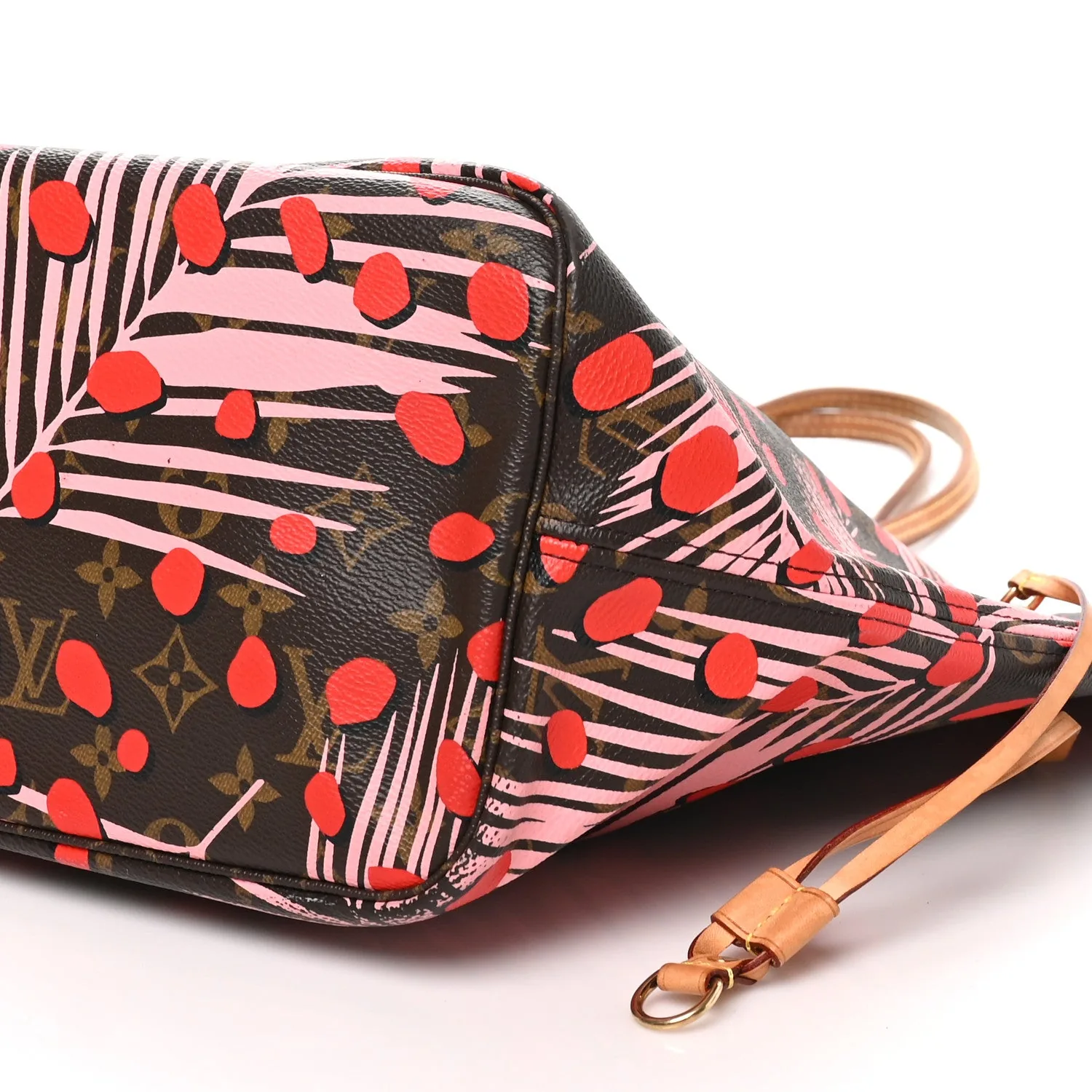 Louis Vuitton Monogram Jungle Dots Neo Neverfull MM Sugar Pink Poppy – photo 10