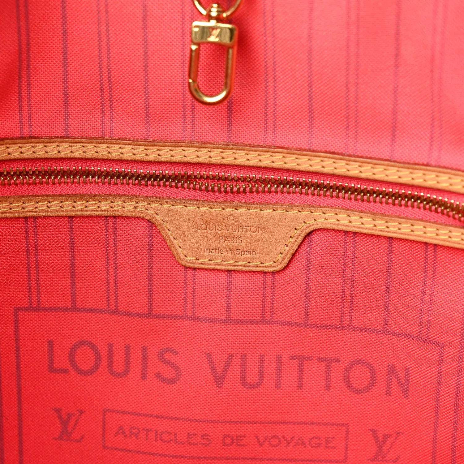 Louis Vuitton Monogram V Neverfull MM Grenade – Very Good 2015 – photo 6