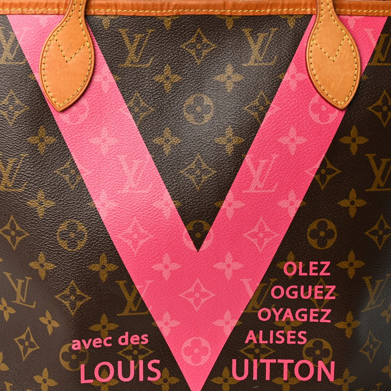 Louis Vuitton Monogram V Neverfull MM Grenade – Very Good 2015 – photo 8