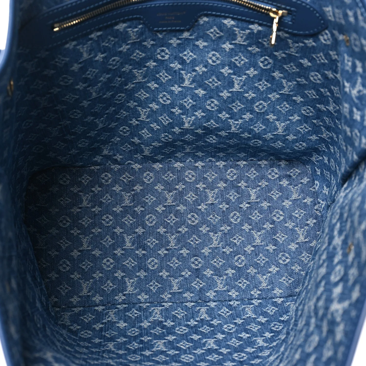 Louis Vuitton Epi Neverfull MM Denim Blue – Excellent – photo 6