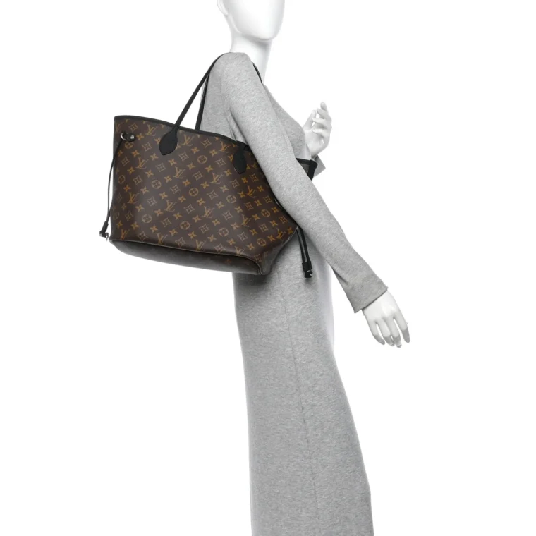 Louis Vuitton Monogram Calfskin Neo Neverfull Inside Out MM Black – Excellent – Buy Now — alternate view