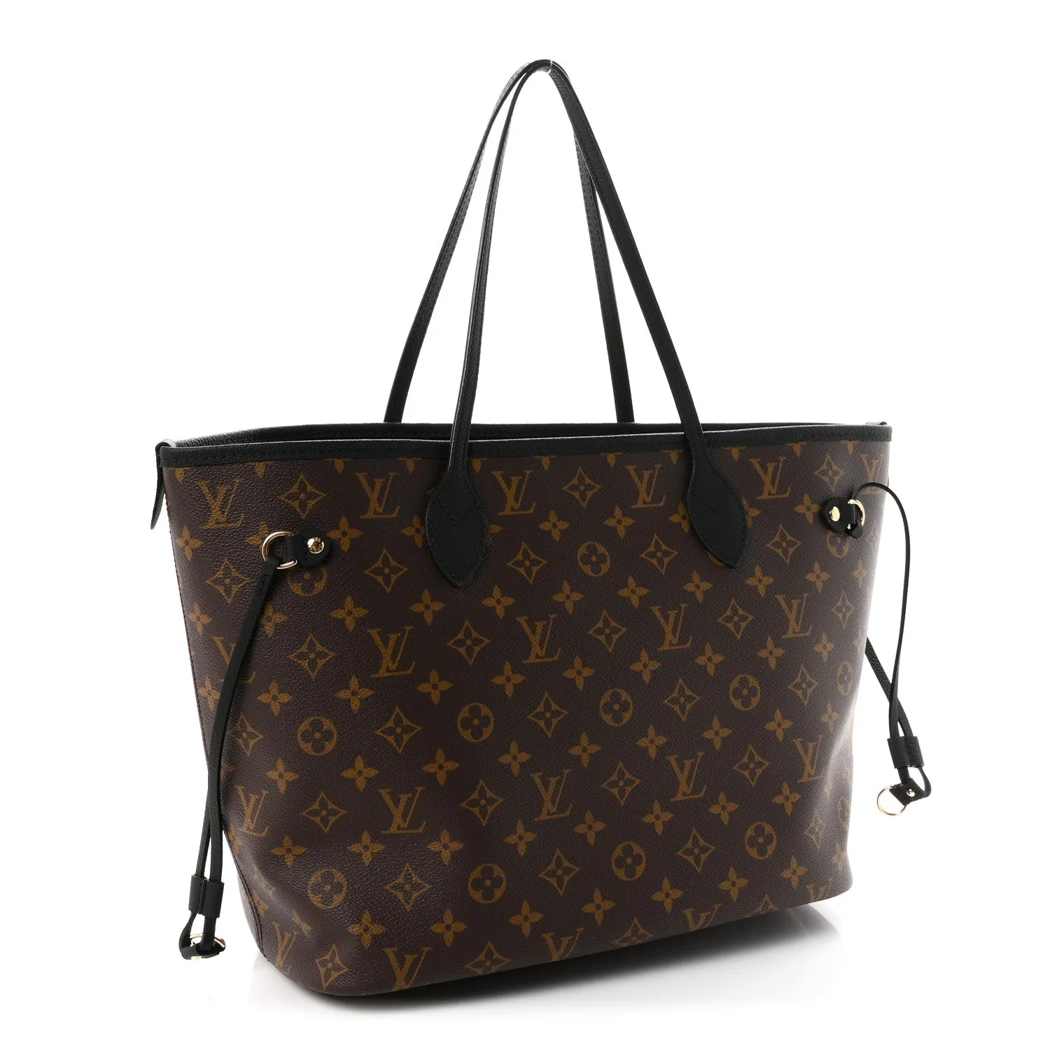 Louis Vuitton Monogram Calfskin Neo Neverfull Inside Out MM Black – Excellent – photo 5