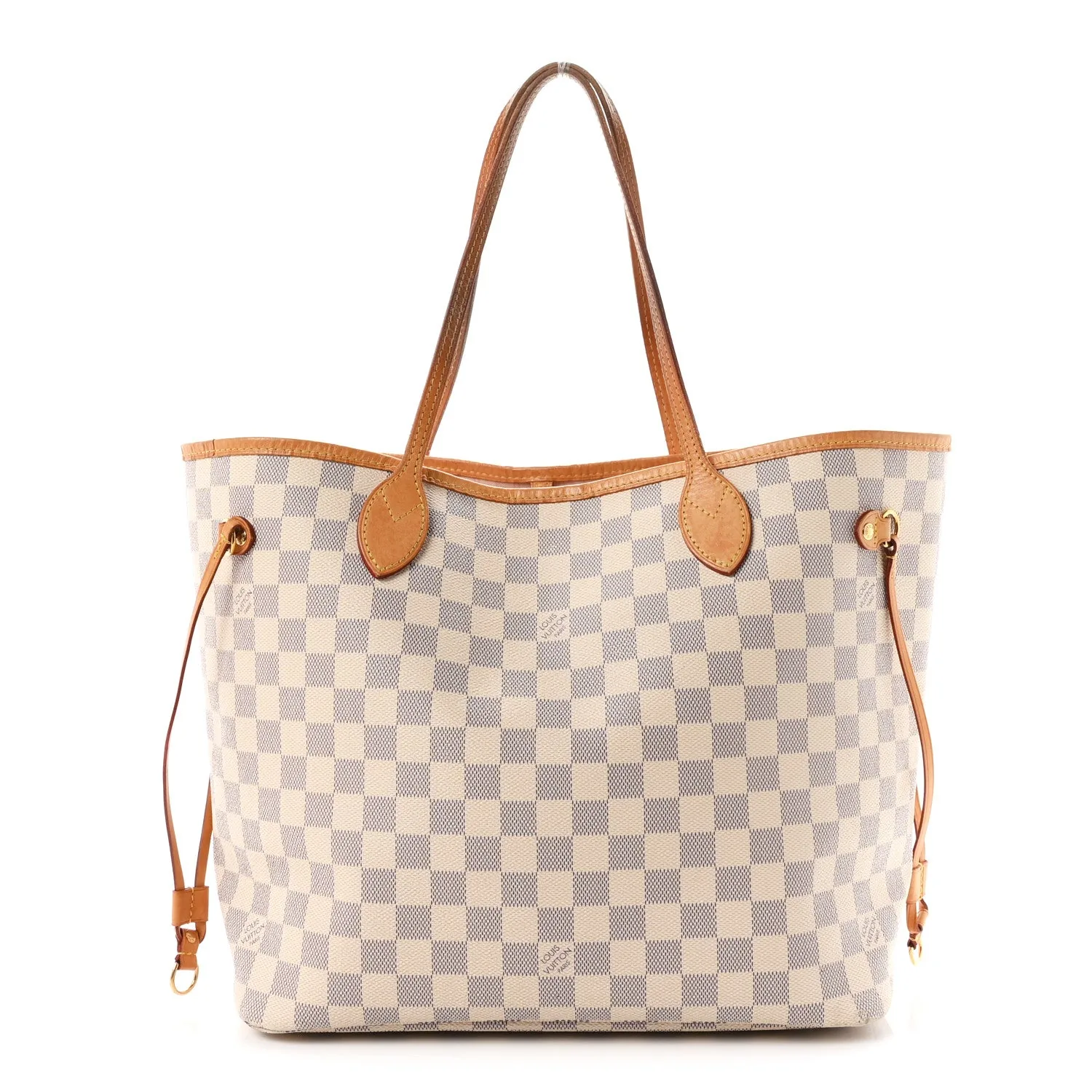 Louis Vuitton Damier Azur Neo Neverfull MM Rose Ballerine – Very Good 2017