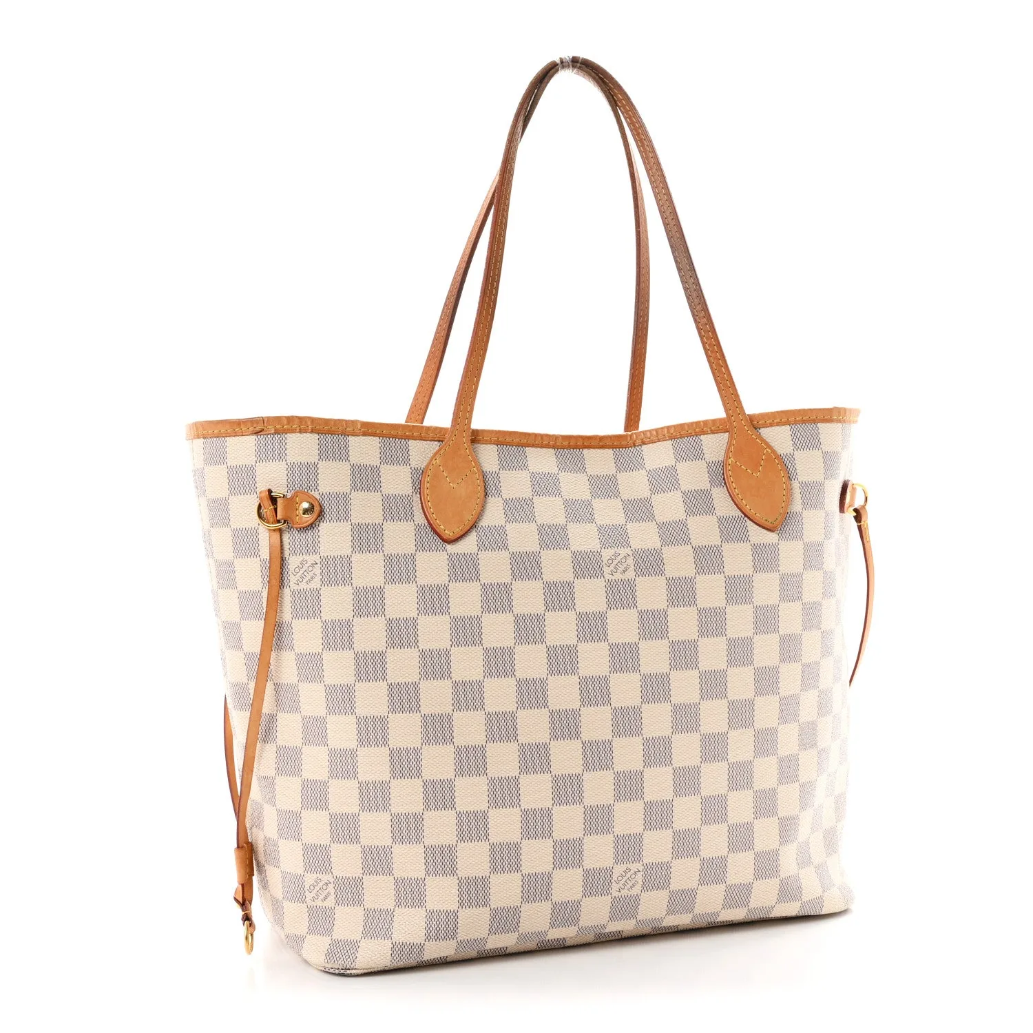 Louis Vuitton Damier Azur Neo Neverfull MM Rose Ballerine – Very Good 2017 – photo 3