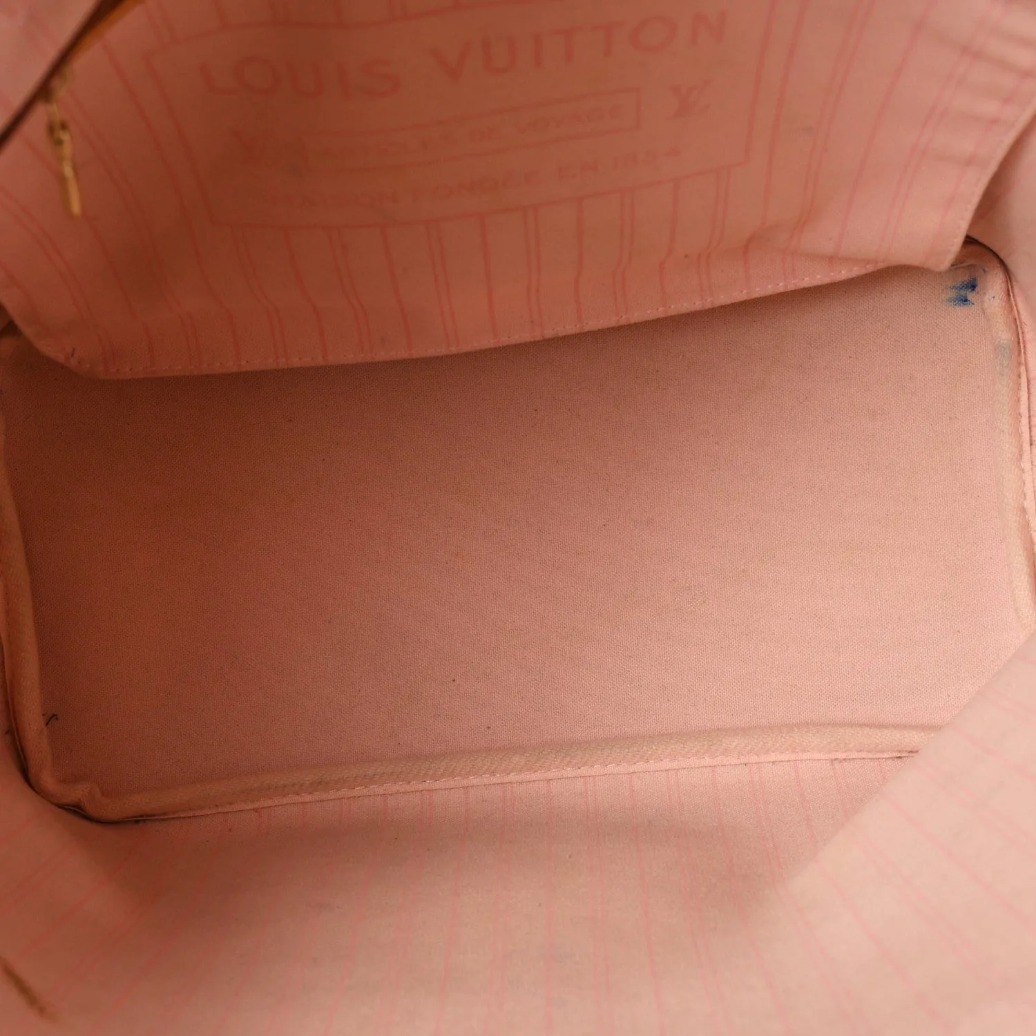 Louis Vuitton Damier Azur Neo Neverfull MM Rose Ballerine – Very Good 2017 – photo 5