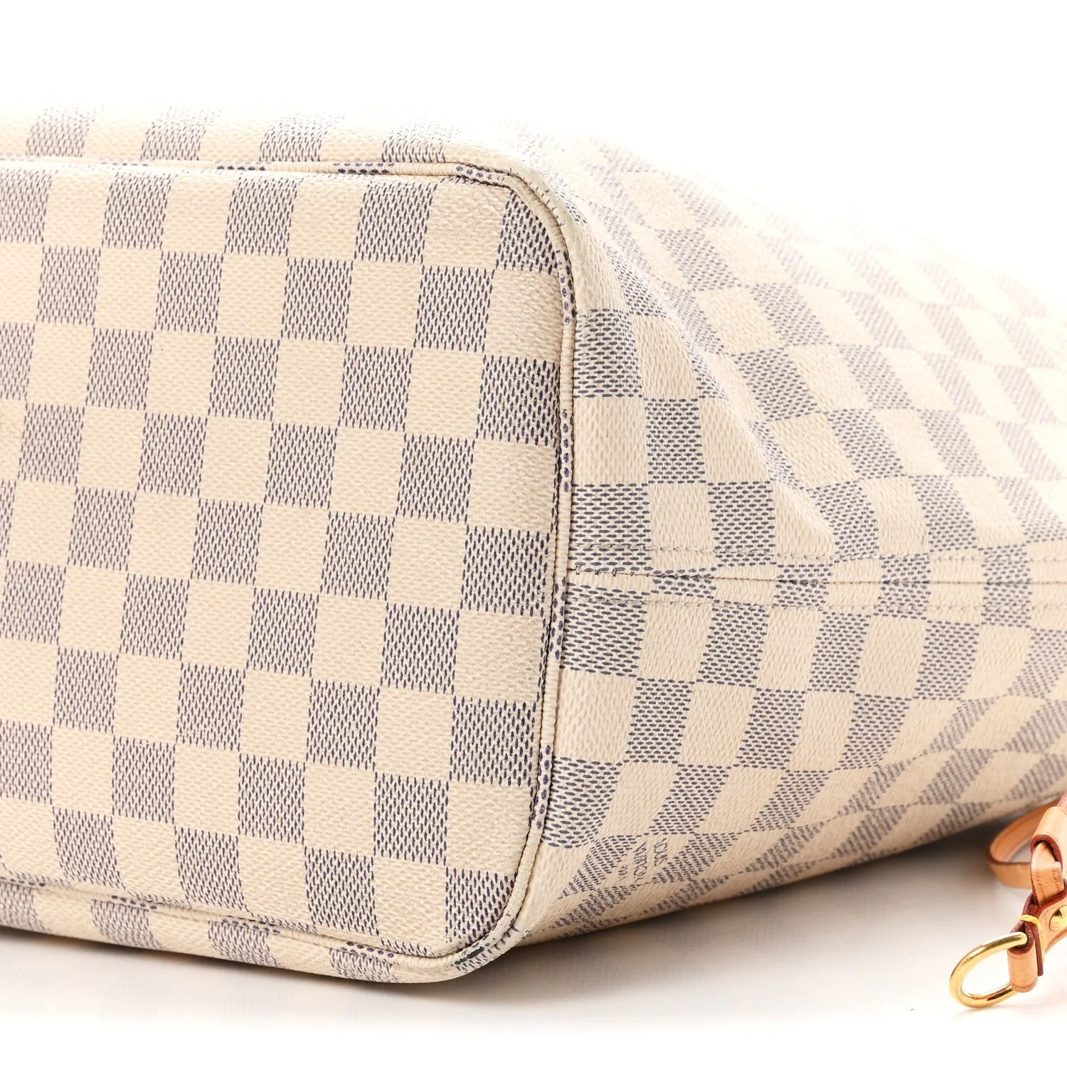 Louis Vuitton Damier Azur Neo Neverfull MM Rose Ballerine – Very Good 2017 – photo 11