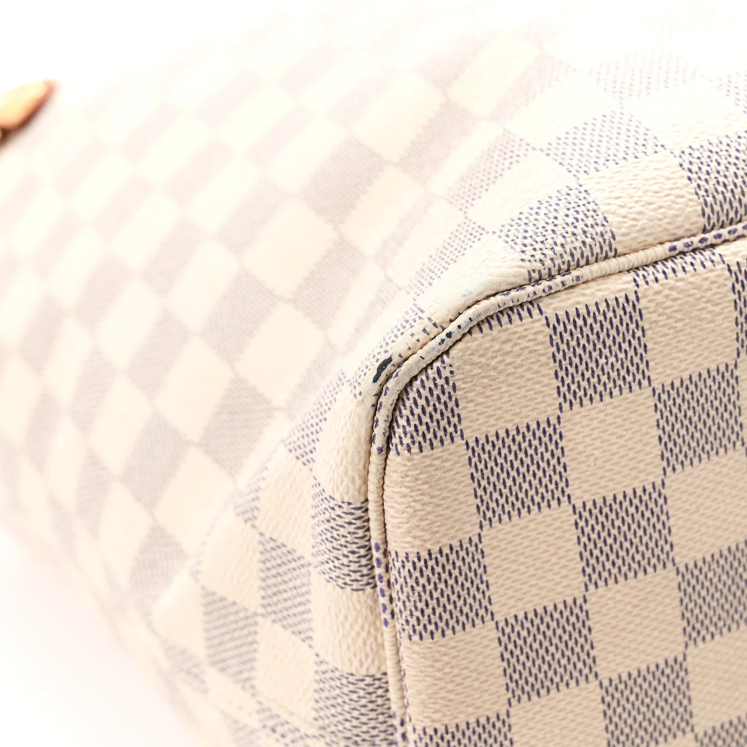 Louis Vuitton Damier Azur Neo Neverfull MM Rose Ballerine – Very Good 2017 – photo 12