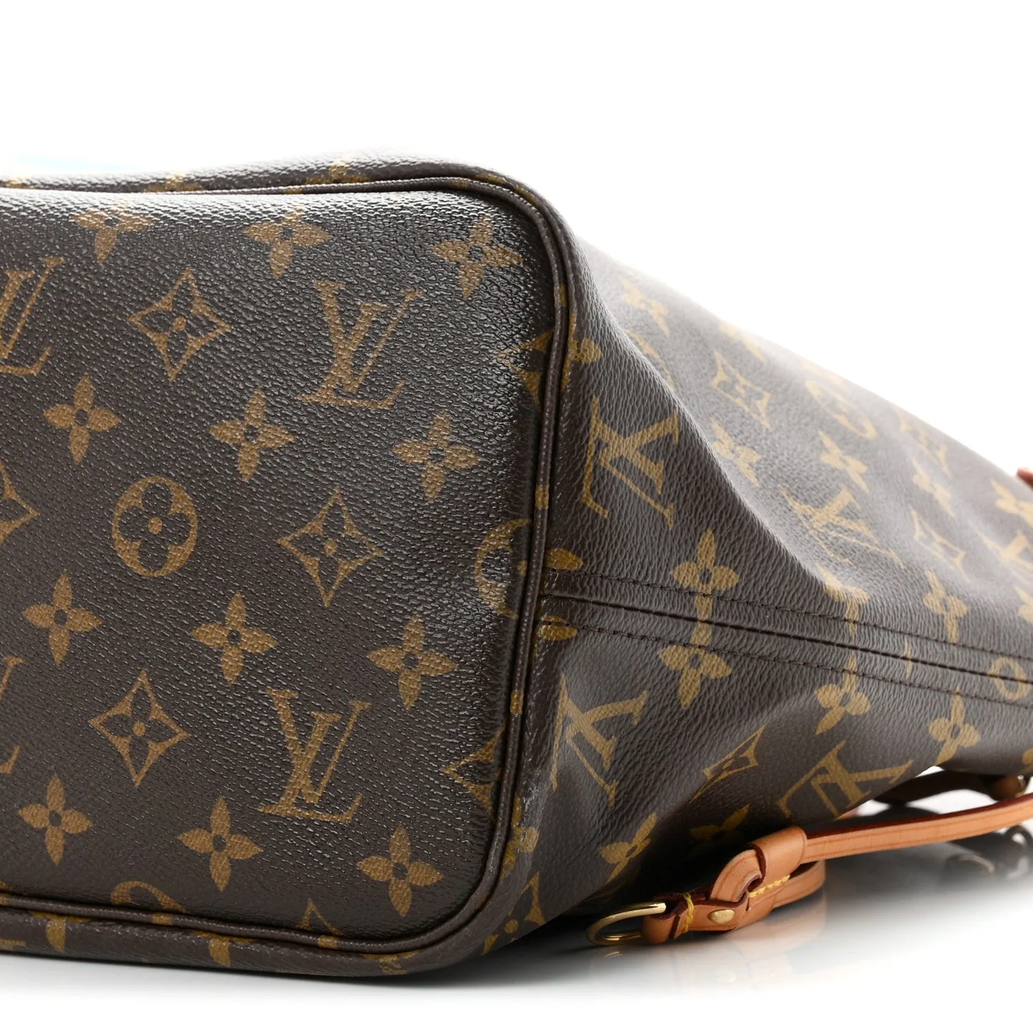 Louis Vuitton Monogram V Neverfull MM Turquoise – Very Good 2015 – photo 18