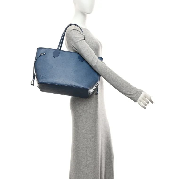 Louis Vuitton Epi Neverfull MM Denim Blue – Excellent – Buy Now — alternate view