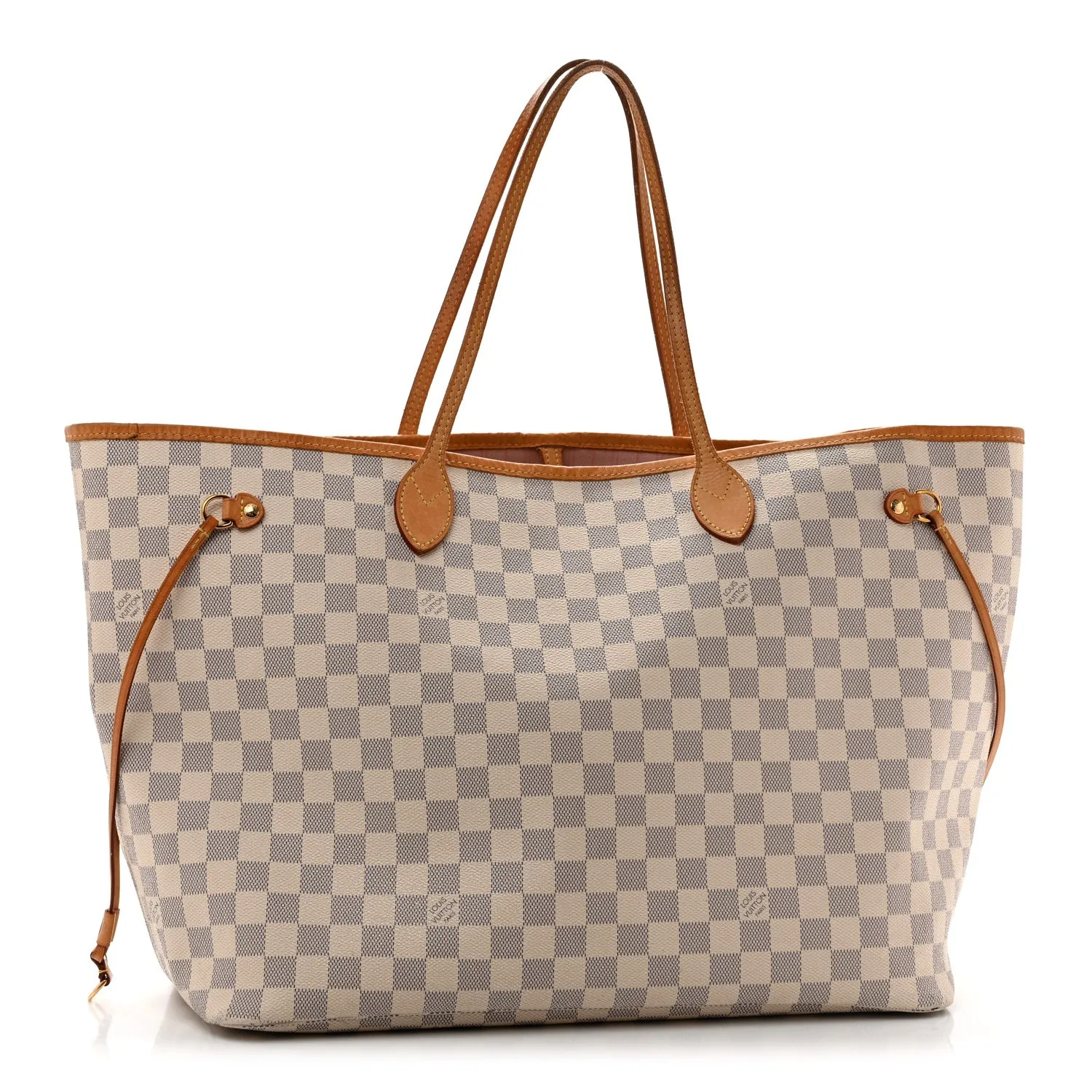 Louis Vuitton Damier Azur Neo Neverfull GM Rose Ballerine – Very Good 2017 – photo 2