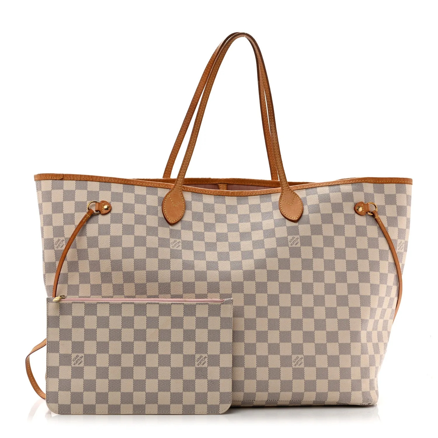 Louis Vuitton Damier Azur Neo Neverfull GM Rose Ballerine – Very Good 2017 – photo 5