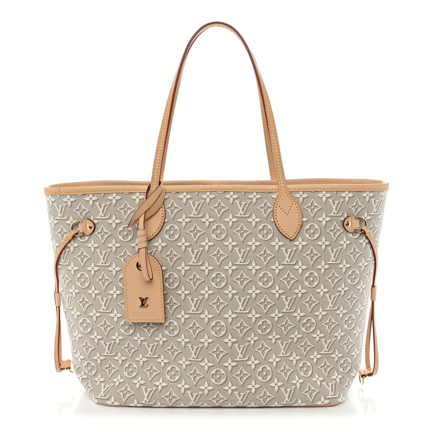 Louis Vuitton Jacquard Monogram Embleme Neverfull MM Peuplier – Excellent 2026