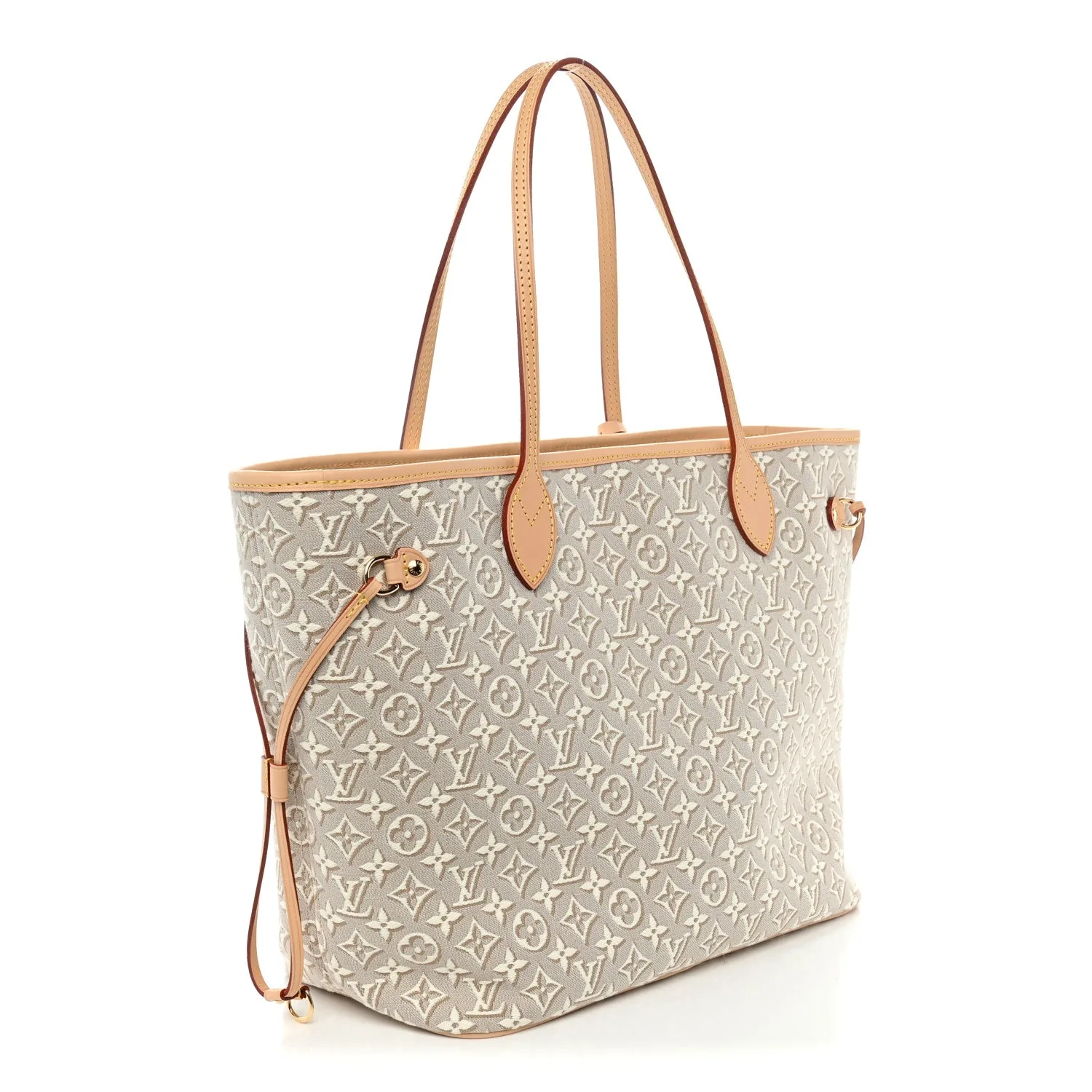Louis Vuitton Jacquard Monogram Embleme Neverfull MM Peuplier – Excellent 2026 – photo 5