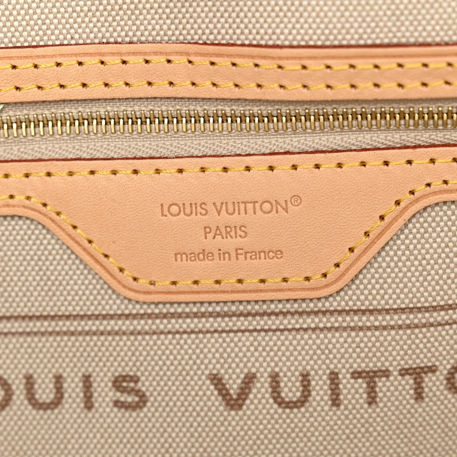 Louis Vuitton Jacquard Monogram Embleme Neverfull MM Peuplier – Excellent 2026 – photo 10